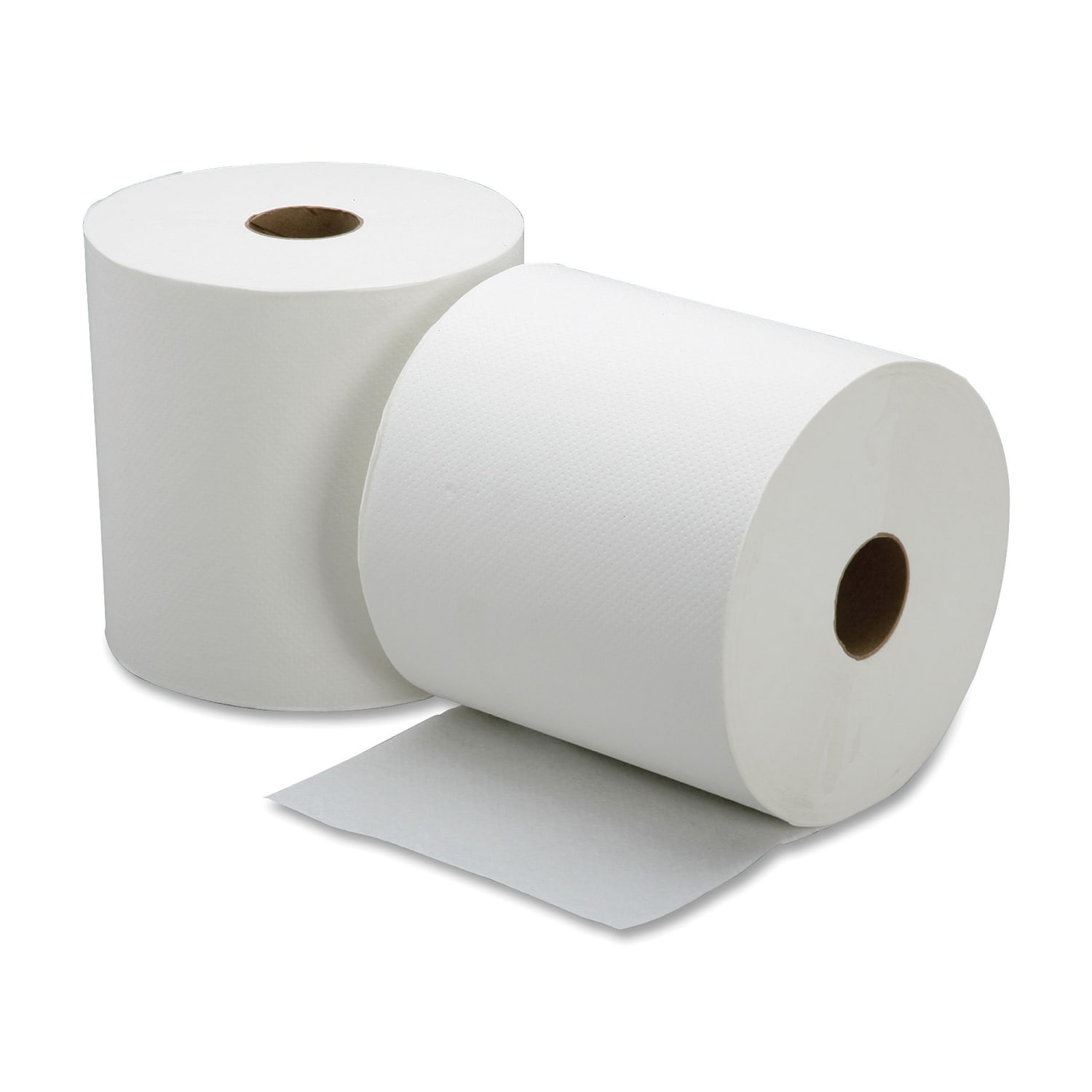 SKILCRAFT All-Purpose Embossed 1-Ply Hardwound Paper Towels, 100% Recycled, 800ft Per Roll, Pack Of 6 Rolls - Image 3