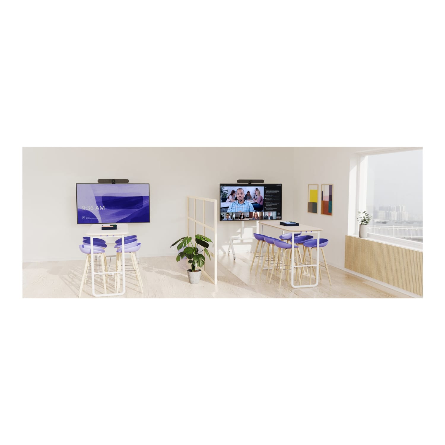 Logitech Rally Bar Mini All-In-One Video Bar for Small Rooms - Video conferencing device - Zoom Certified, Certified  - 960001563 - Image 6