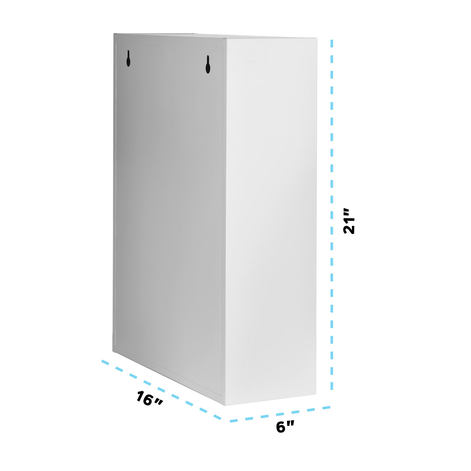 Alpine AdirMed Dual Lock Surface-Mount Medical Security Cabinets, 21inH x 16inW x 6inD, Red, Pack Of 2 Cabinets - Image 6