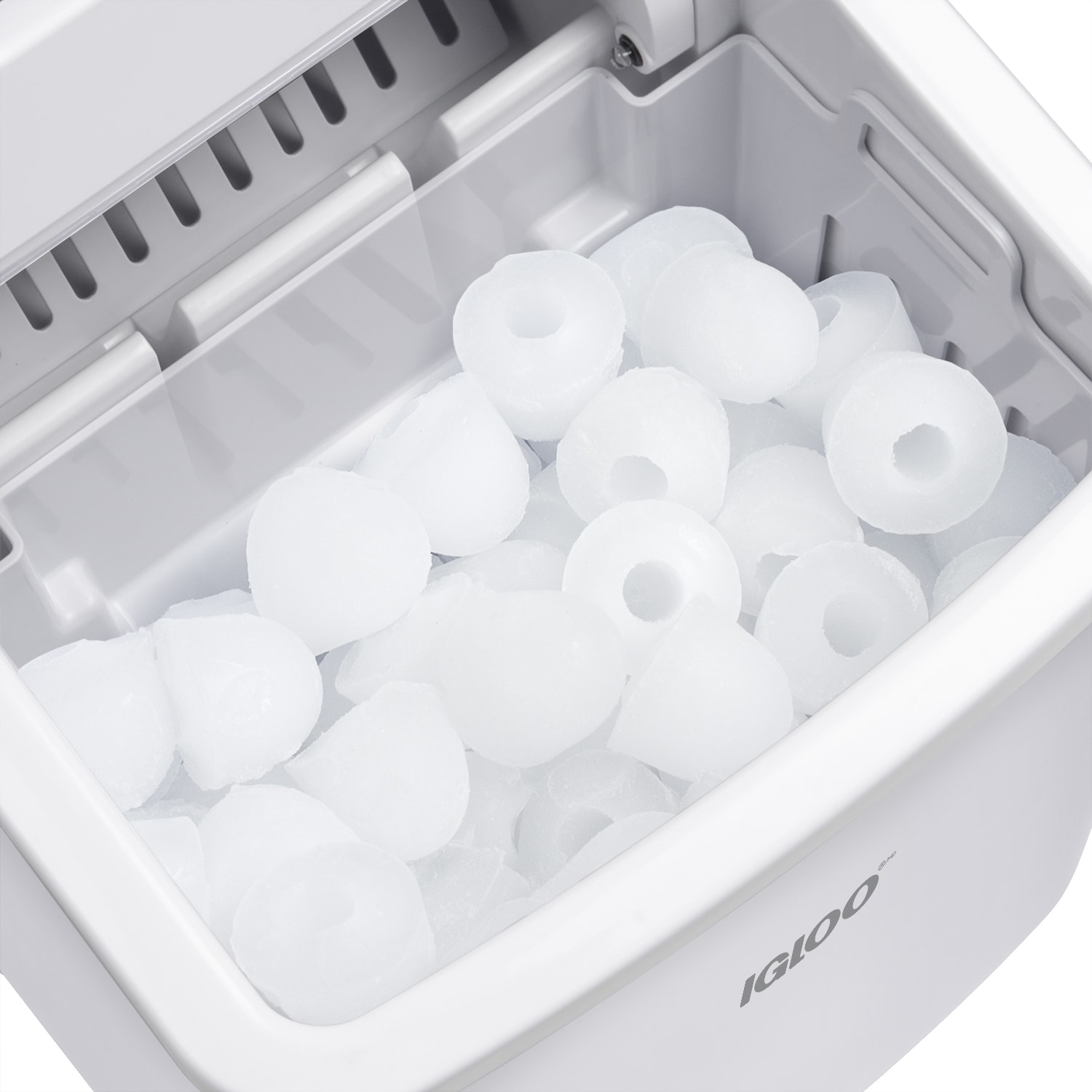 Igloo IGLICEB26HNWH 26 Lb Self-Cleaning Ice Maker, White - Image 5