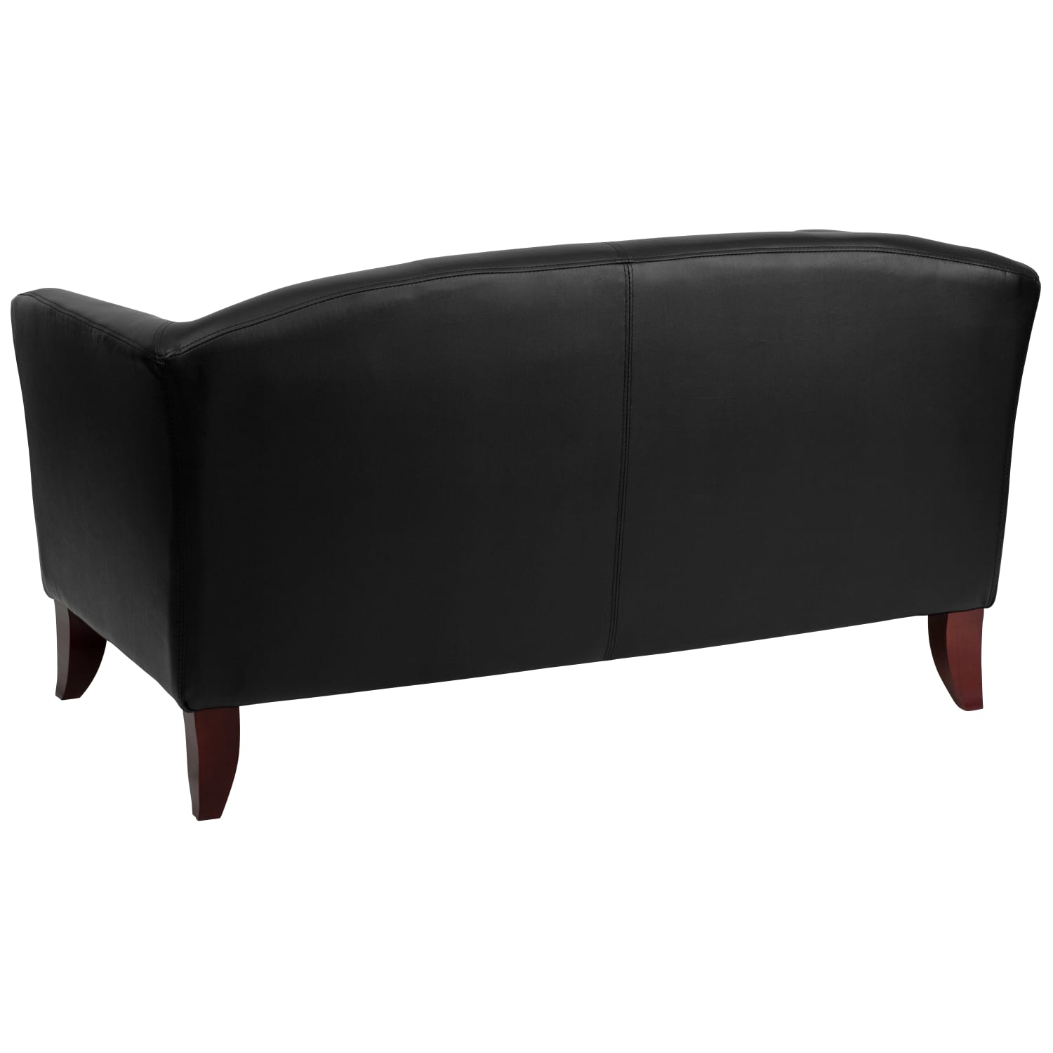 Flash Furniture Hercules Imperial LeatherSoft Faux Leather Loveseat, Black - Image 8
