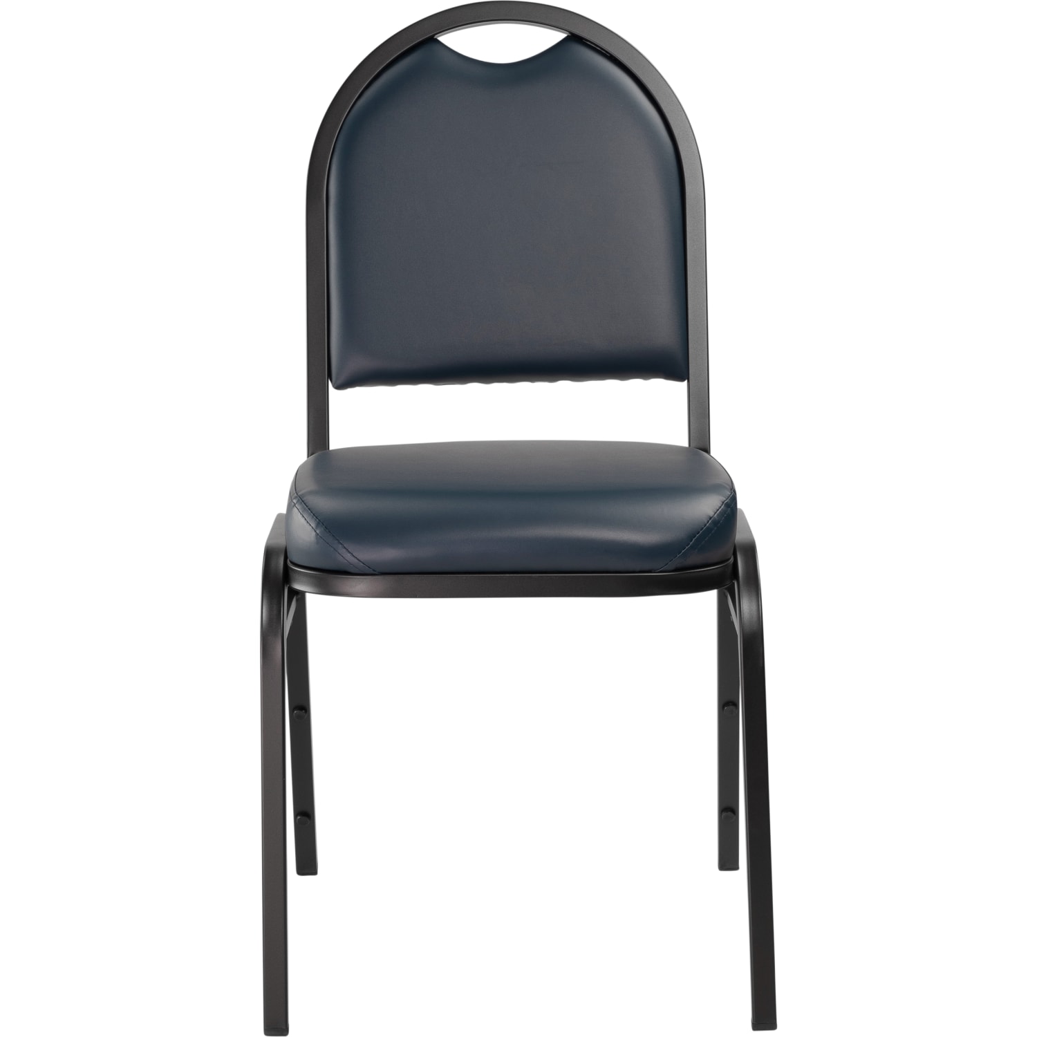 National Public Seating 9200 Series Premium Stack Chairs, Midnight Blue/Black, Set Of 2 Chairs - Image 5