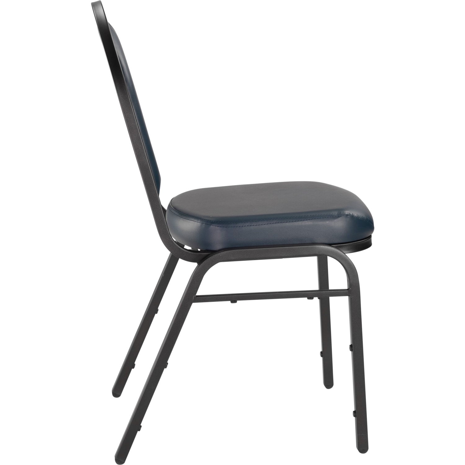 National Public Seating 9200 Series Premium Stack Chairs, Midnight Blue/Black, Set Of 2 Chairs - Image 6