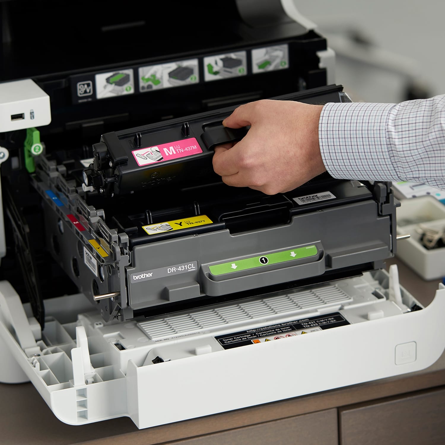 Brother Genuine Yellow TN437Y Ultra-High Yield Toner Cartridge - Image 4