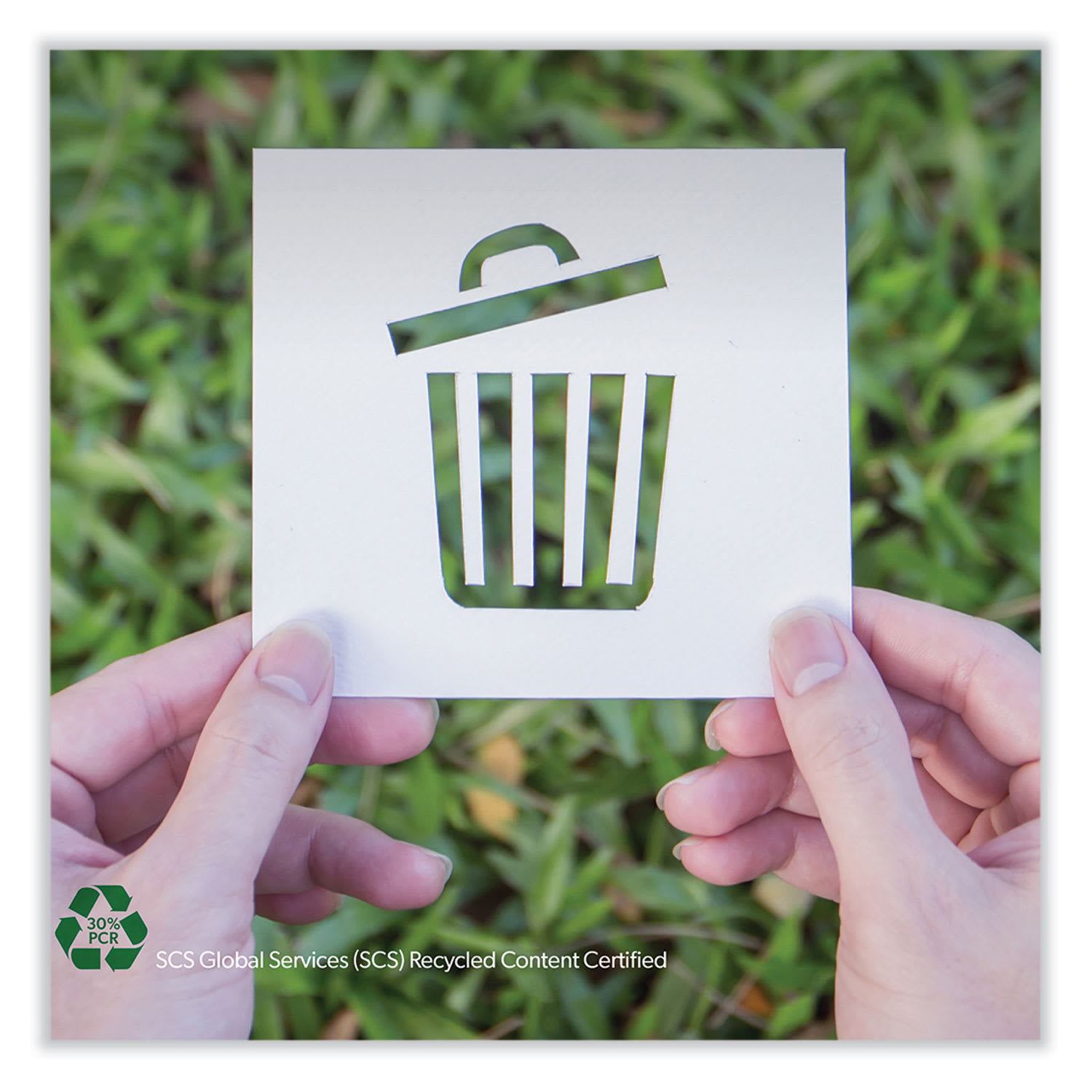 Heritage Eco Blend Max Can Liners - 60 gal Capacity - 38in Width x 58in Depth - 0.80 mil (20 Micron) Thickness - Low Density - Green Tint - Linear Low-Density Polyethylene (LLDPE), Resin - 100/Carton - Waste, Can - Recycled - Image 3