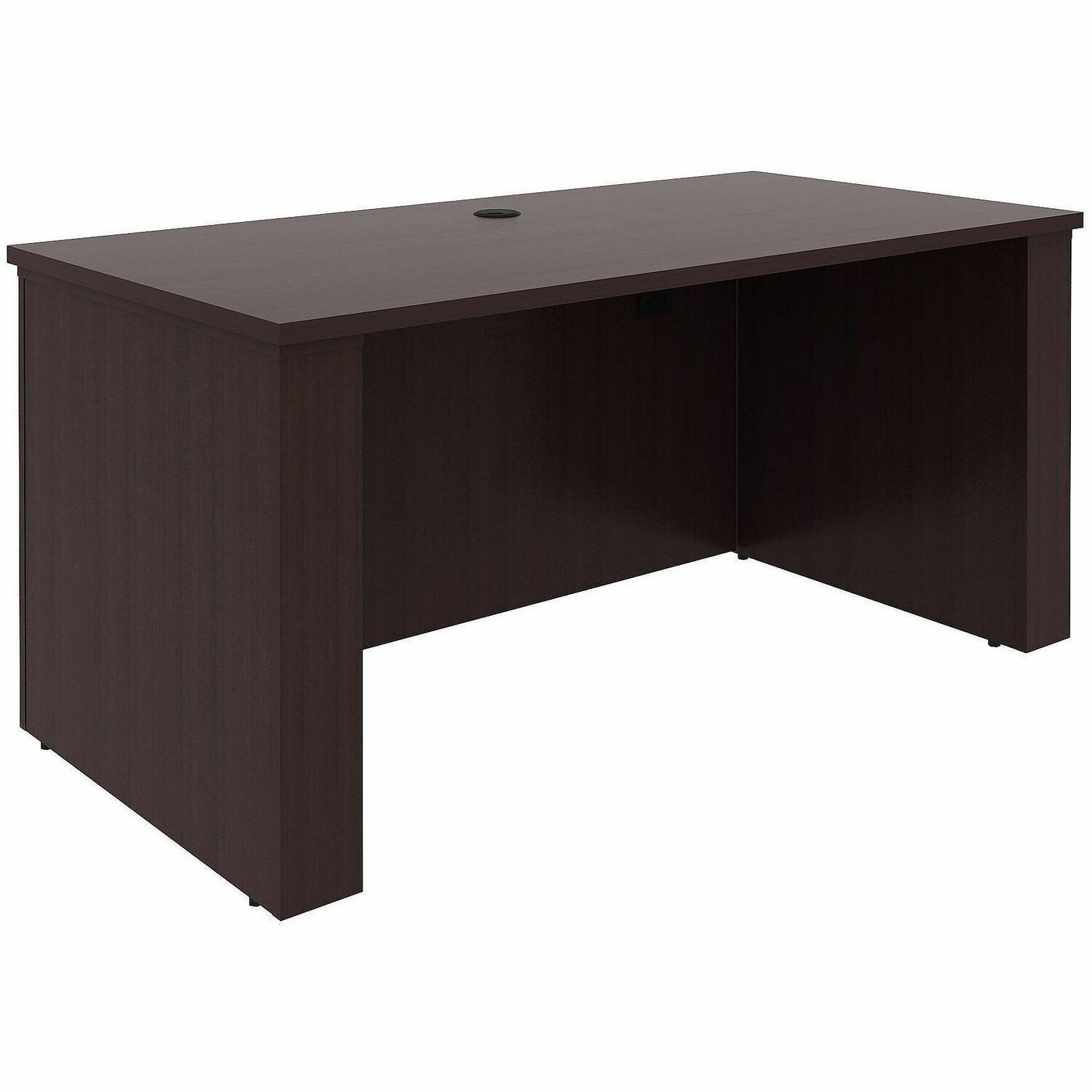 Lorell Essentials 60in Sit-to-Stand Desk Shell, 49inH x 60inW x 29inD, 1in Thick Top, Espresso
