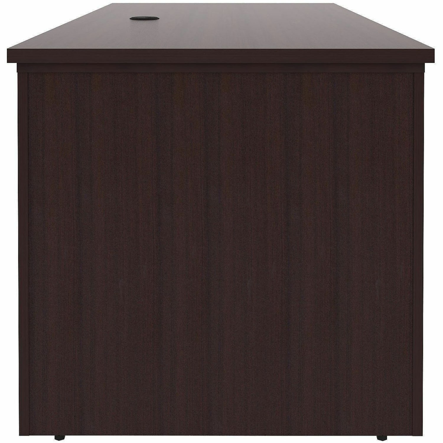 Lorell Essentials 60in Sit-to-Stand Desk Shell, 49inH x 60inW x 29inD, 1in Thick Top, Espresso - Image 4