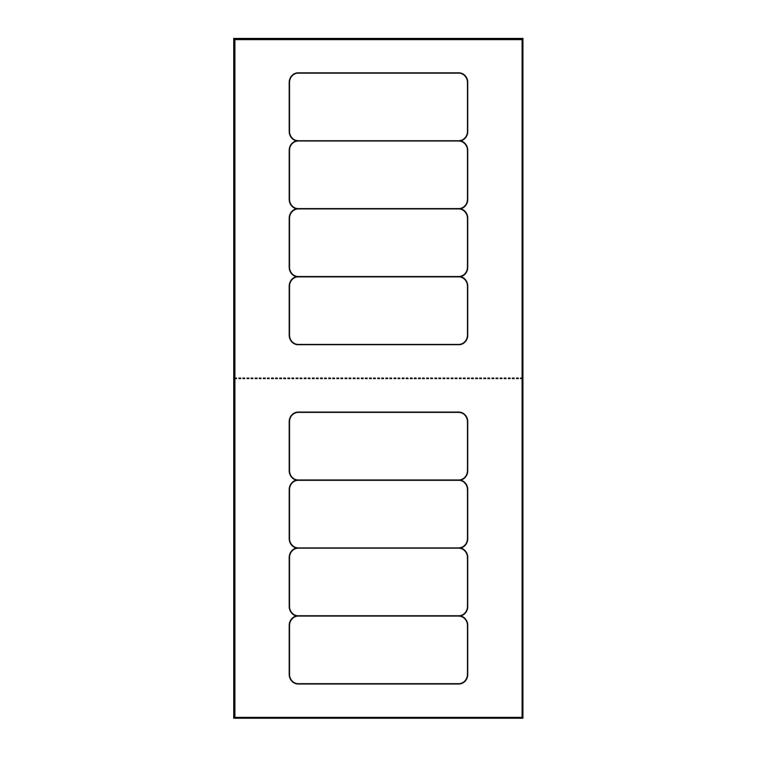 Avery Mini-Sheets Address Labels, 2160, Rectangle, 1in x 2-5/8in, White, Pack Of 200 Labels - Image 5