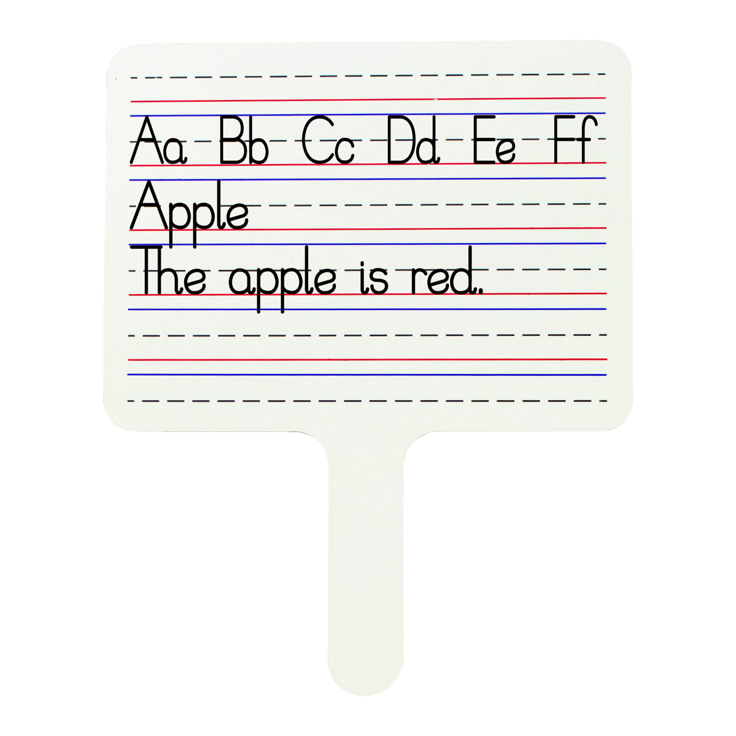 C-Line 2-Sided Dry-Erase Answer Paddles, 10in x 8in, White, Pack Of 12 Paddles - Image 6