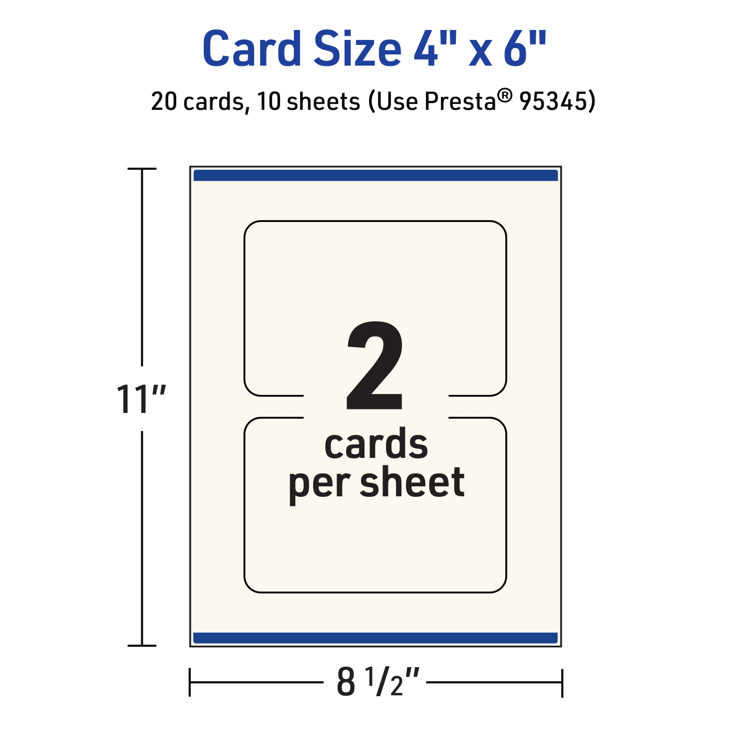 Avery Printable Postcards With Sure Feed Technology, 4in x 6in Rectangle Rounded Corners, Matte Ivory, Pack Of 20 - Image 6