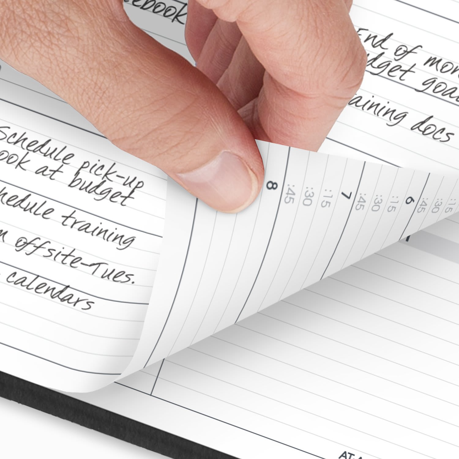 AT-A-GLANCE 2026 Weekly Appointment Book Planner, Black, Large, 8 1/4in x 11in - Image 4