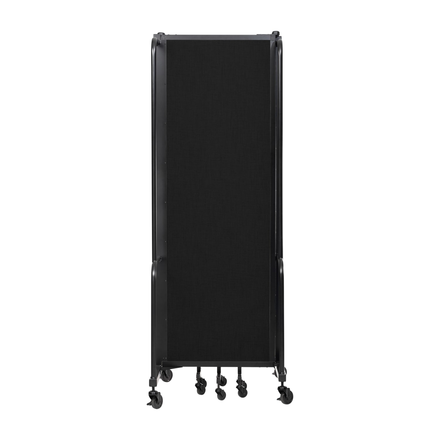 National Public Seating Room Divider, 5-Section, 72inH x 27inW x 118inD, Black - Image 4