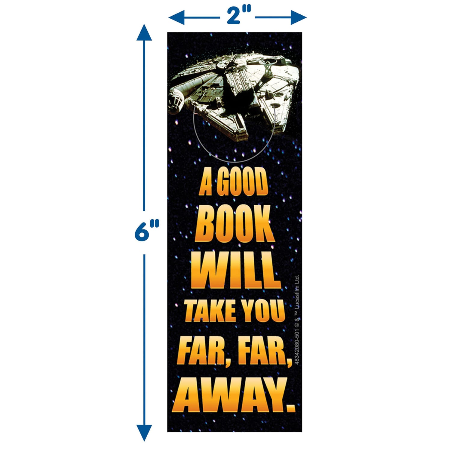 Eureka Bookmarks, 2in x 6in, Star Wars Good Book, 36 Per Pack, Set Of 6 Packs - Image 4