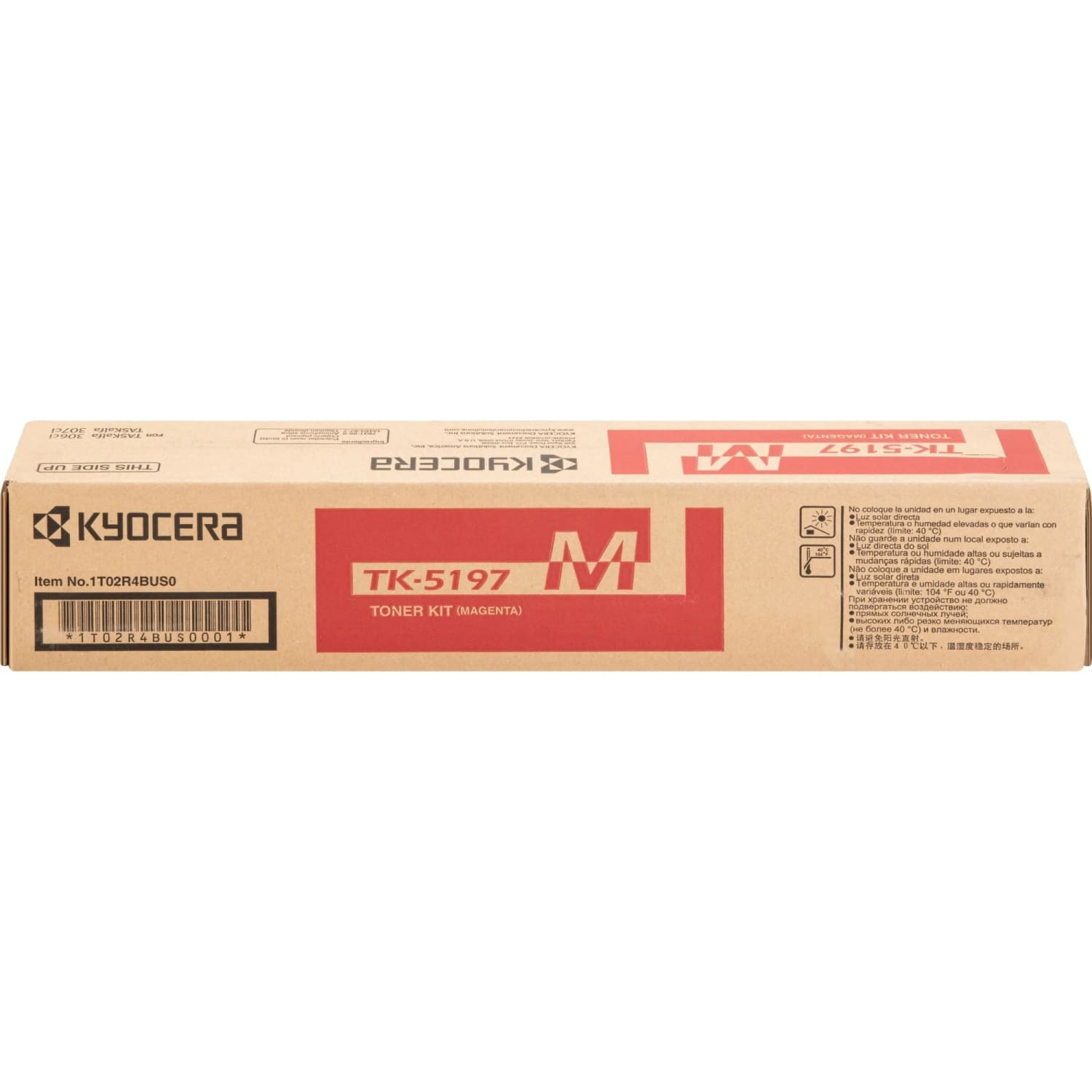 Kyocera TK-5197M Magenta Toner Cartridge, 1T02R4BUS0