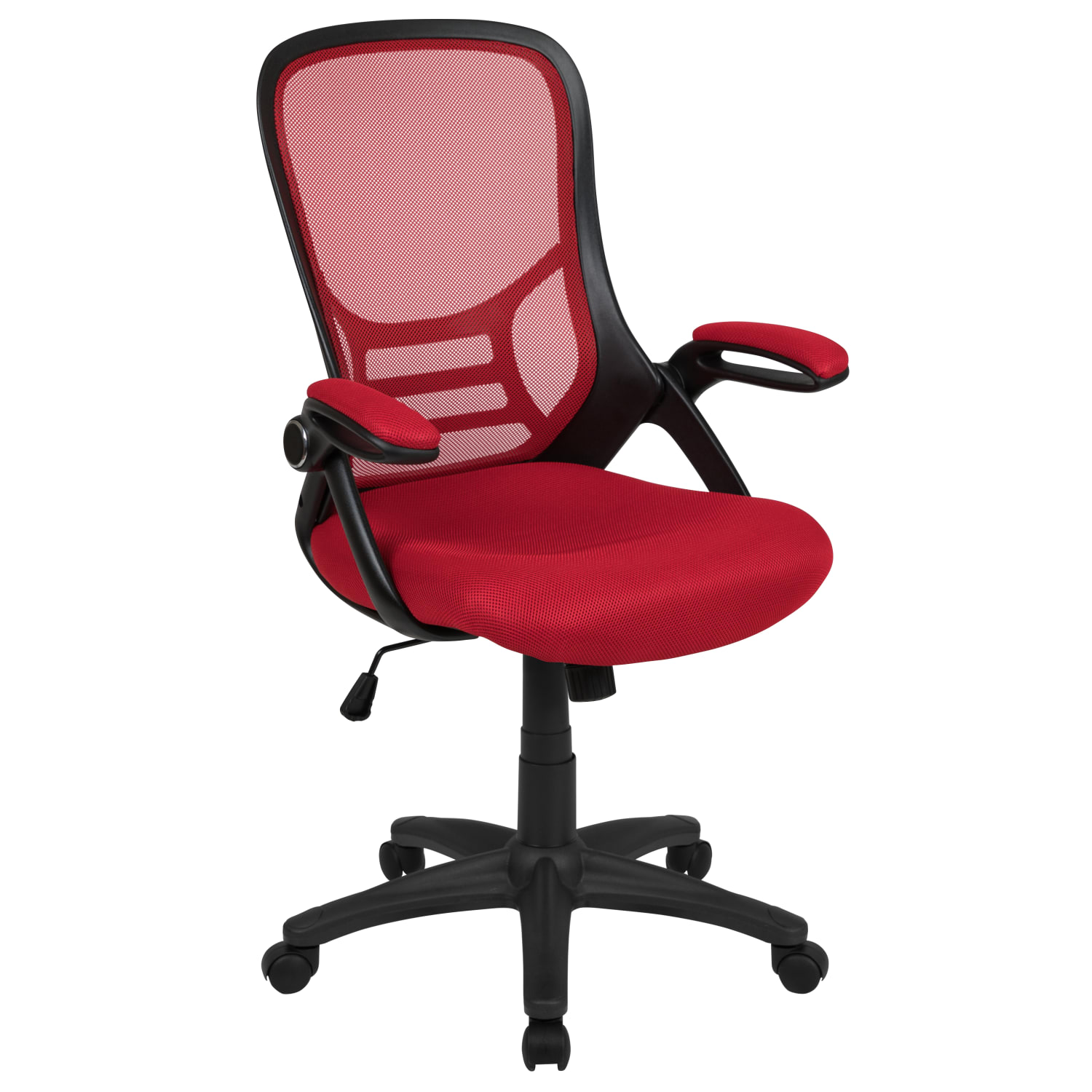 Flash Furniture Ergonomic Mesh High Back Office Chair Red PopularChairscom