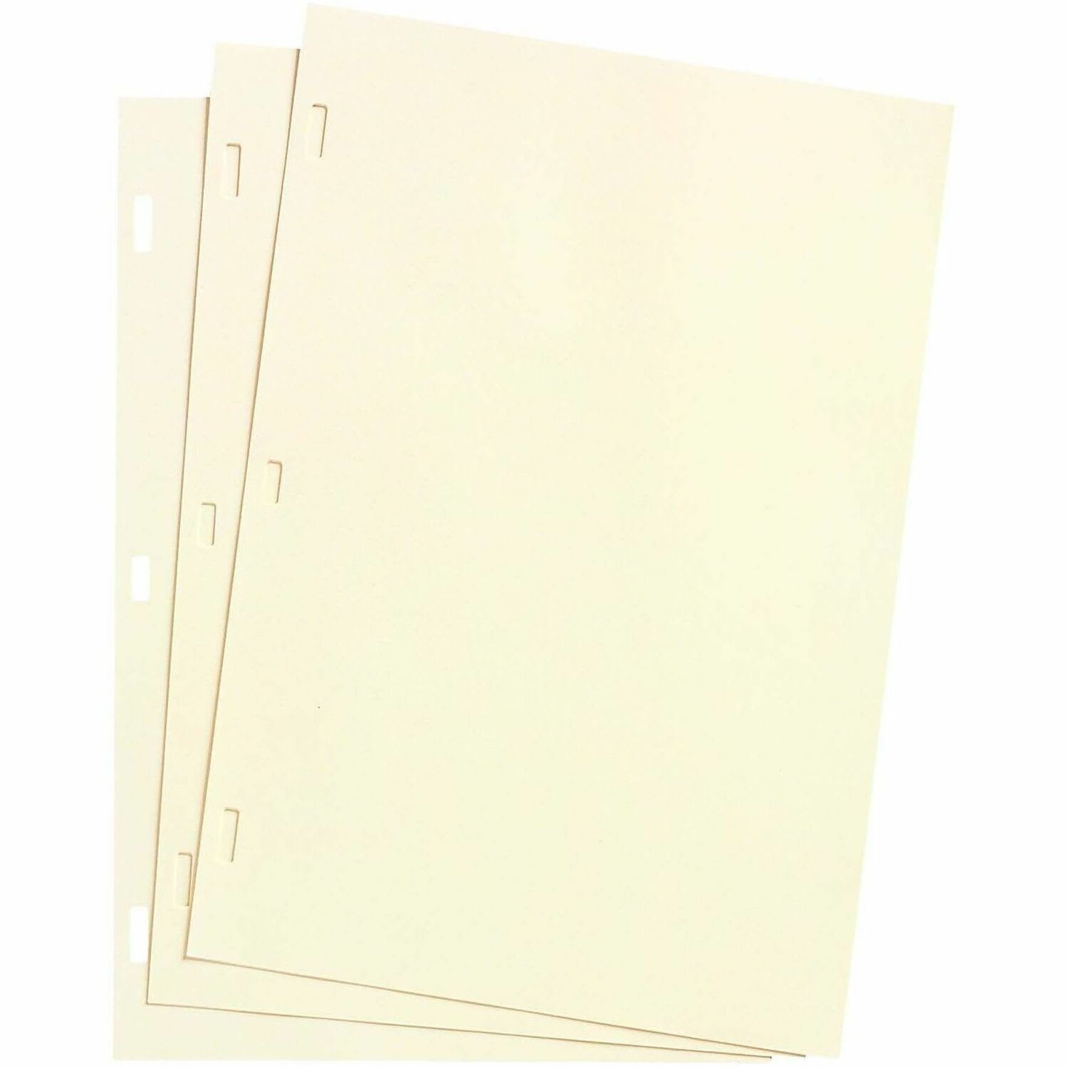 Wilson Jones Ledger Paper, For 395-11/396-11/0399-00, 8-1/2in x 11in, Ivory, Box Of 100 Sheets - Image 3