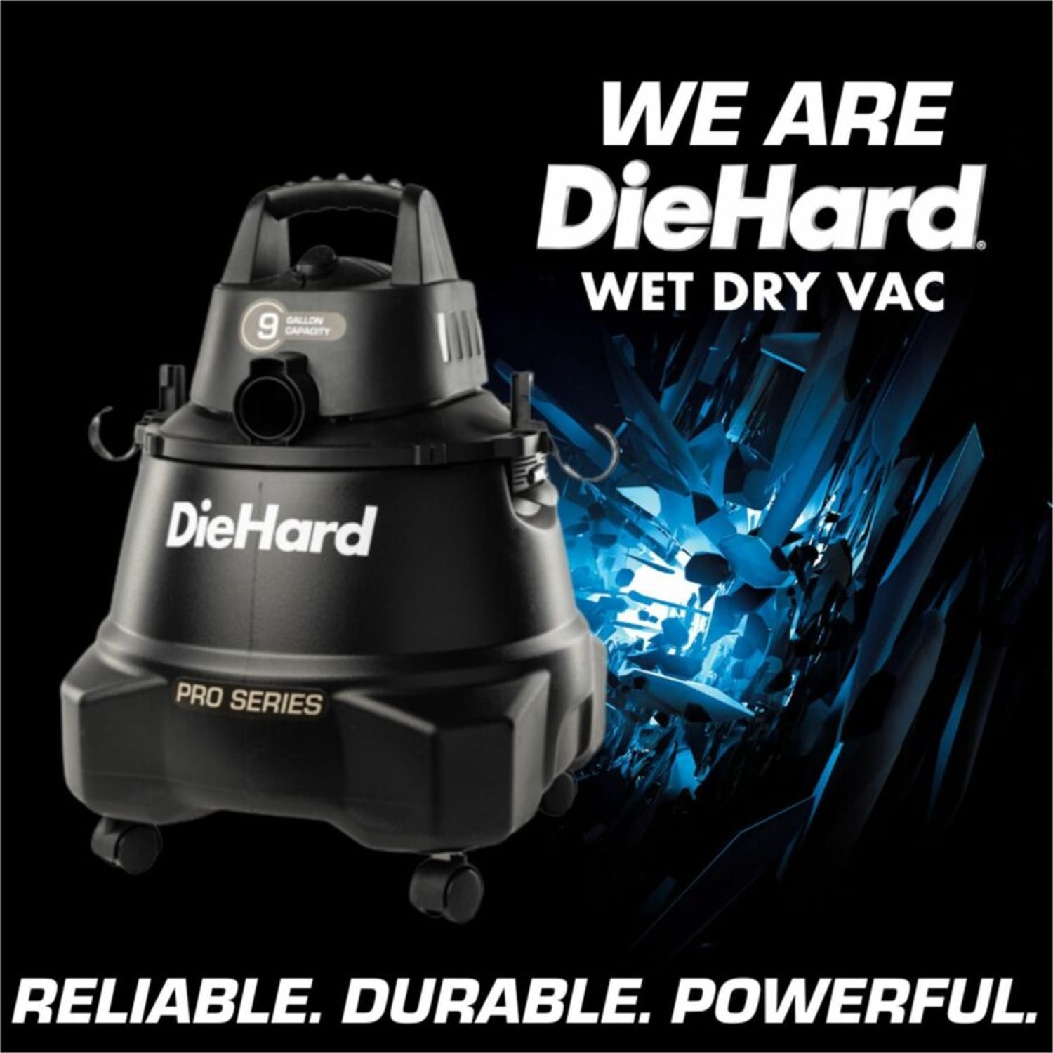DieHard 9-Gallon 5.5 HP Pro Wet/Dry Vacuum, DH7000501 - Image 3