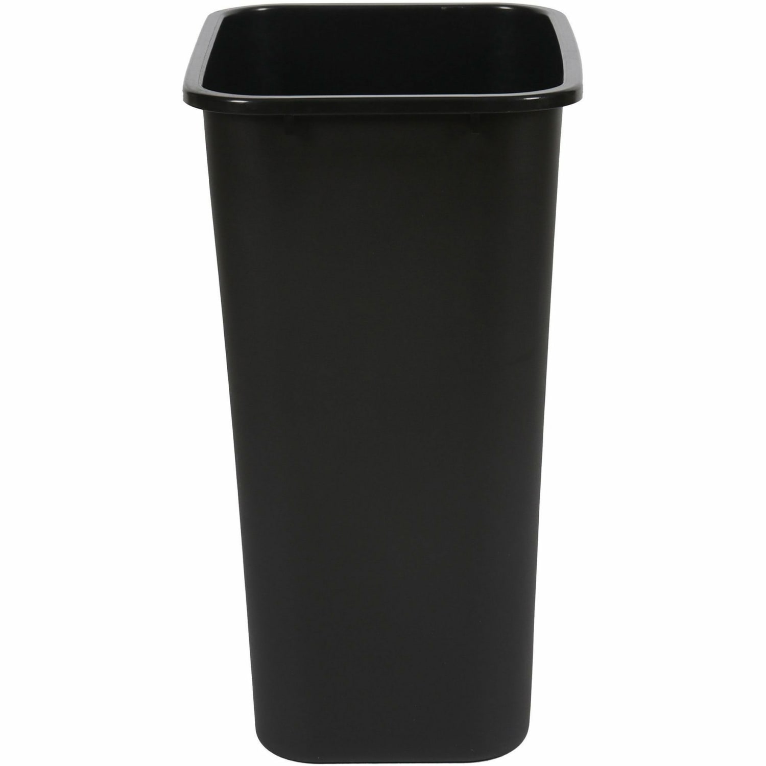 Genuine Joe 41-Quart Wastebasket - 10.25 gal Capacity - Durable, Sturdy, Dent Resistant, Chip Resistant, Rust Resistant, Long Lasting - 19.9in Height x 9.4in Width x 15.2in Depth - Polyethylene - Black - 1 Each - Image 4