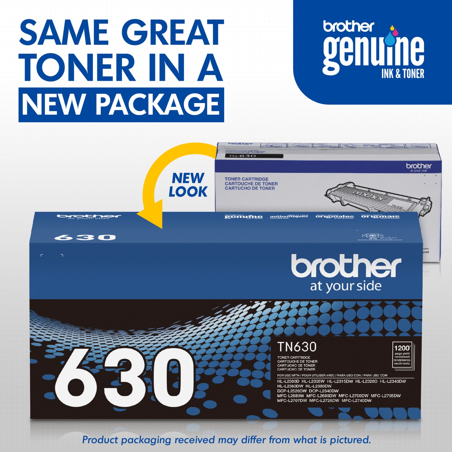 Brother TN-630 Black Toner Cartridge, TN-630BK - Image 4
