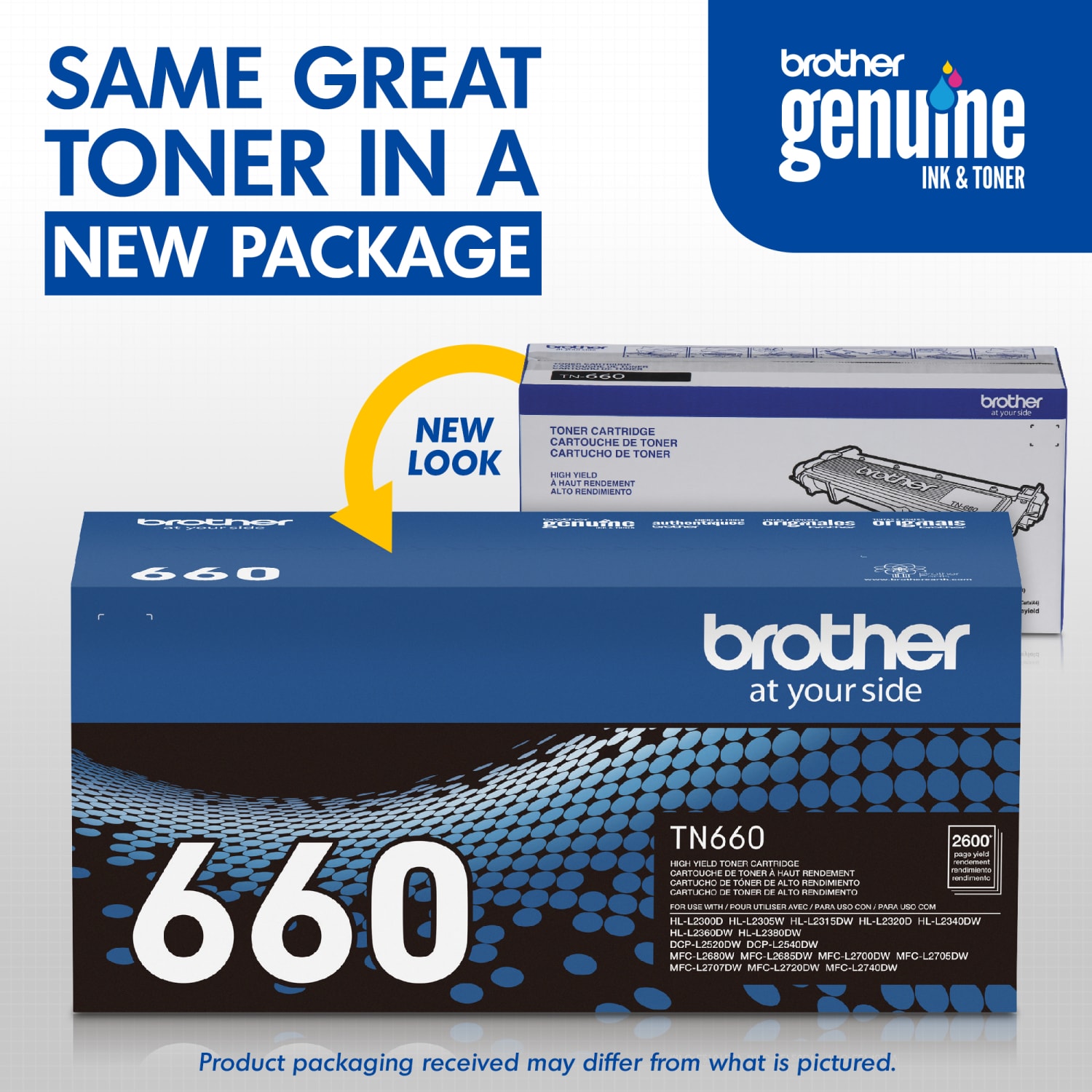 Brother TN-660 Black High Yield Toner Cartridge, TN-660BK - Image 4