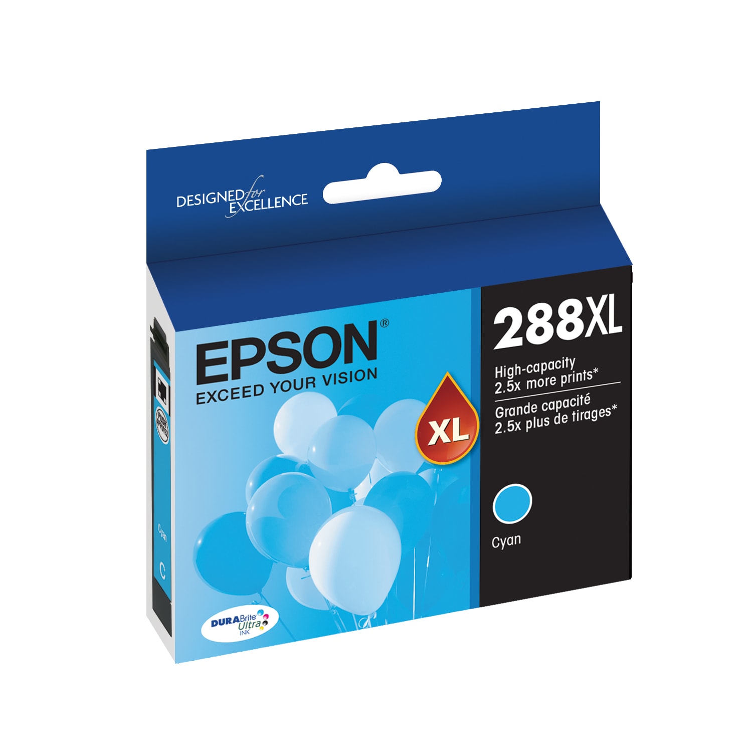 Epson DURABrite Ultra 288XL High Yield Inkjet Ink Cartridge - Cyan Pack - Inkjet - High Yield - Image 3