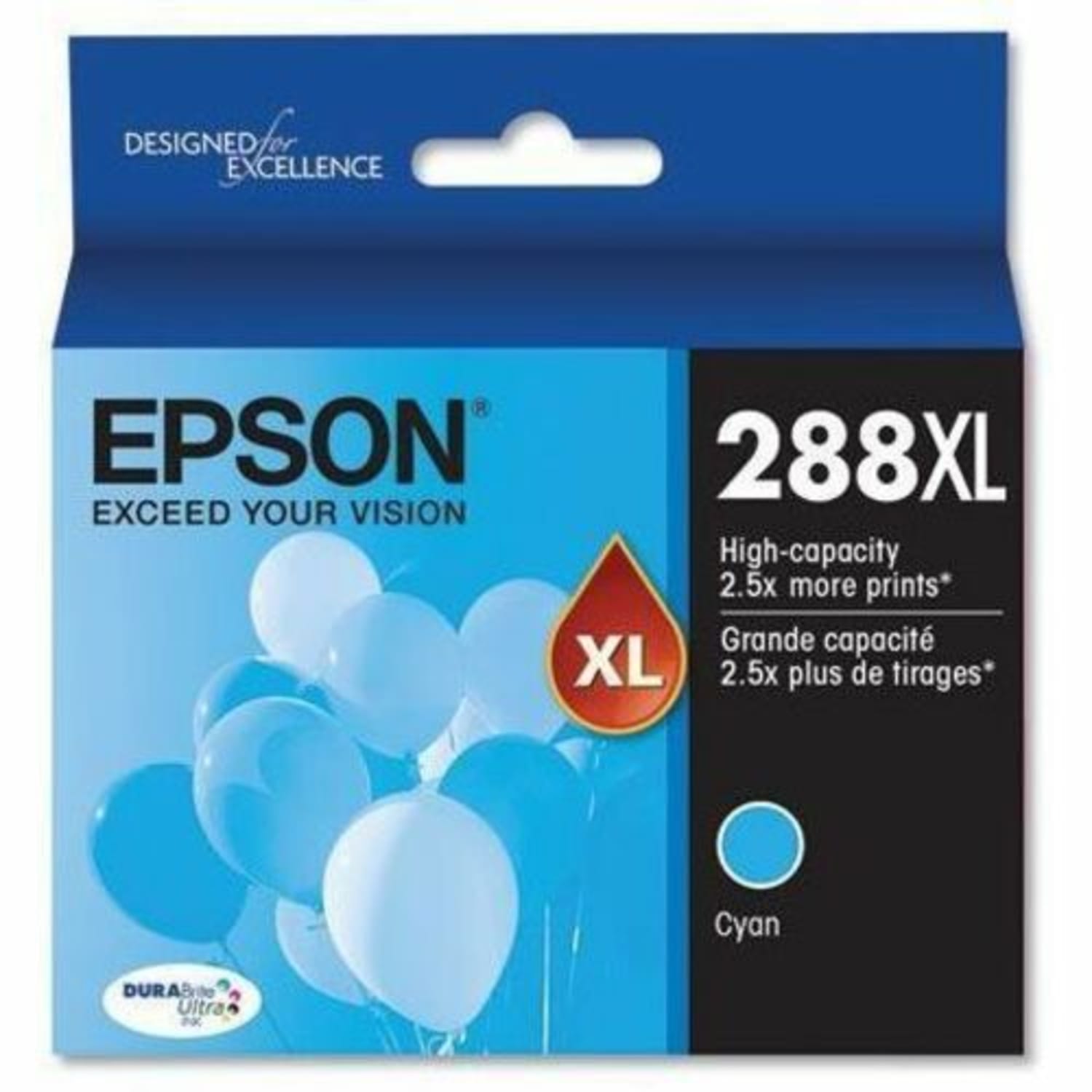 Epson DURABrite Ultra 288XL High Yield Inkjet Ink Cartridge - Cyan Pack - Inkjet - High Yield - Image 4