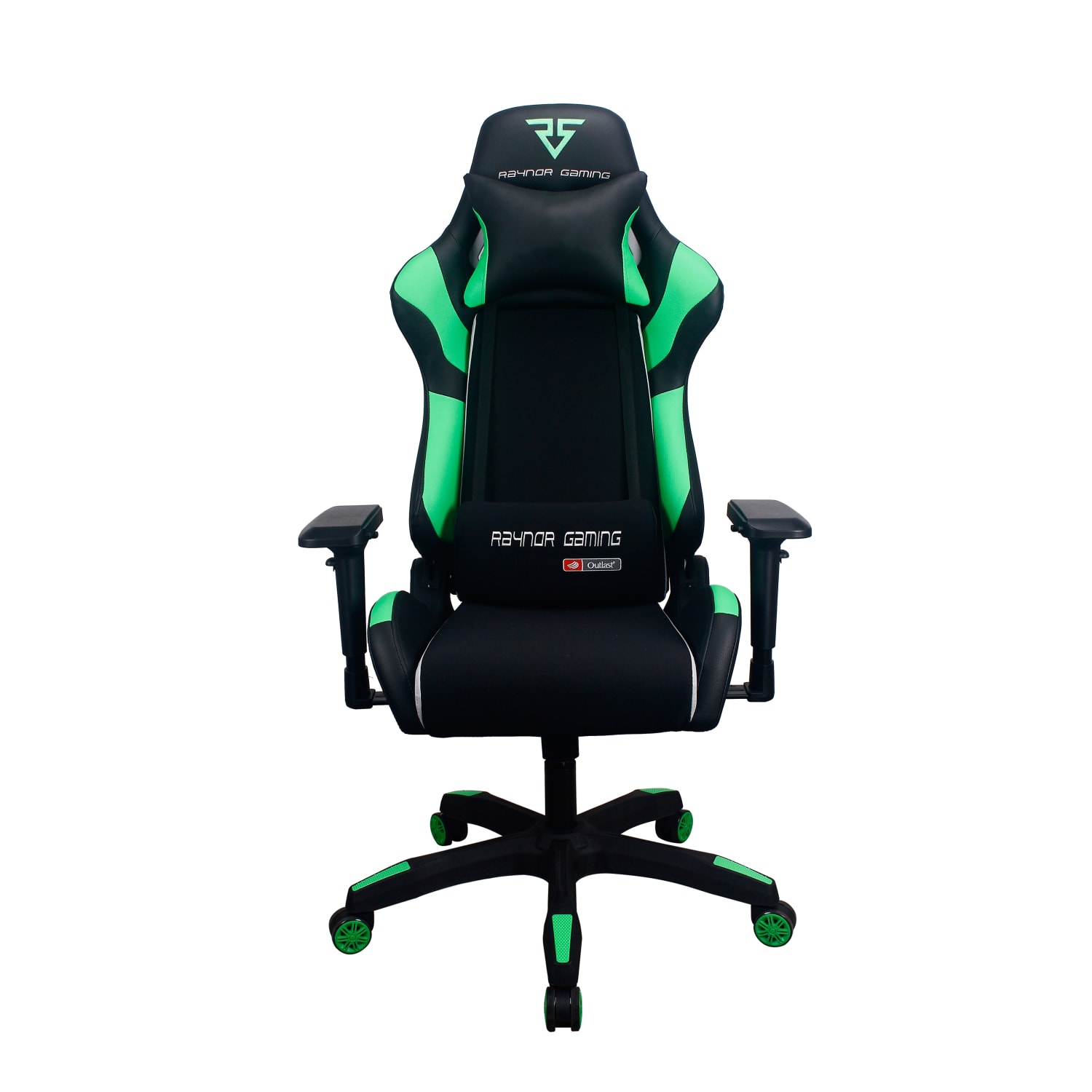 Raynor Energy Pro Gaming Chair, Black/Green - Image 4