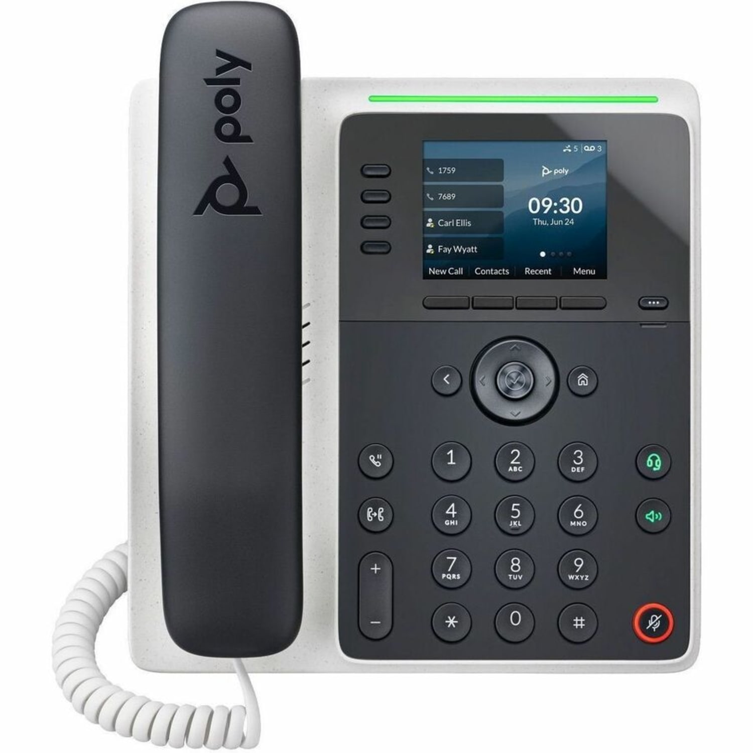 Poly Edge E220 IP Phone and PoE-enabled GSA/TAA, 8F3G6AA - Image 3