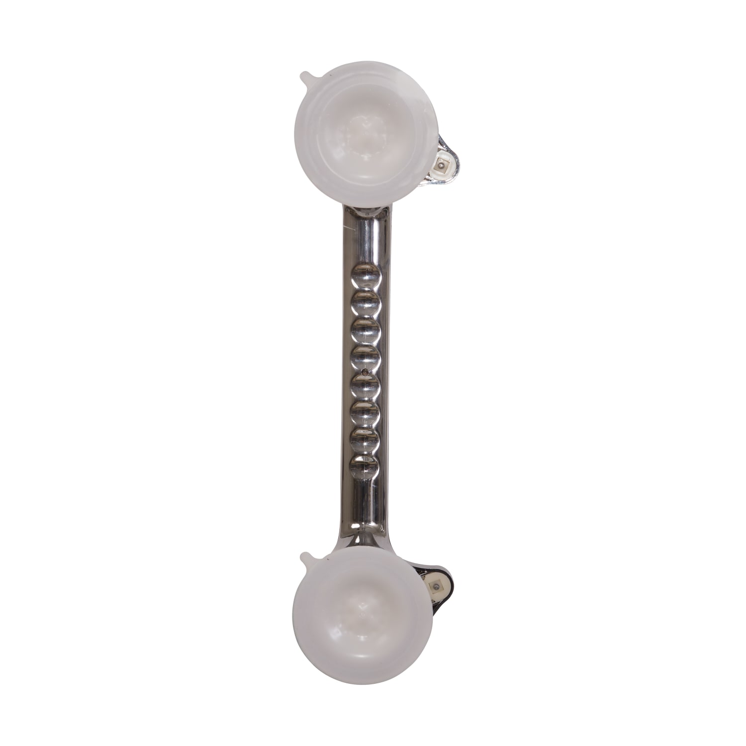HealthSmart Suction Cup Grab Bar With Germ Protection, 16inH x 2inW x 3 1/2inD, Chrome - Image 4