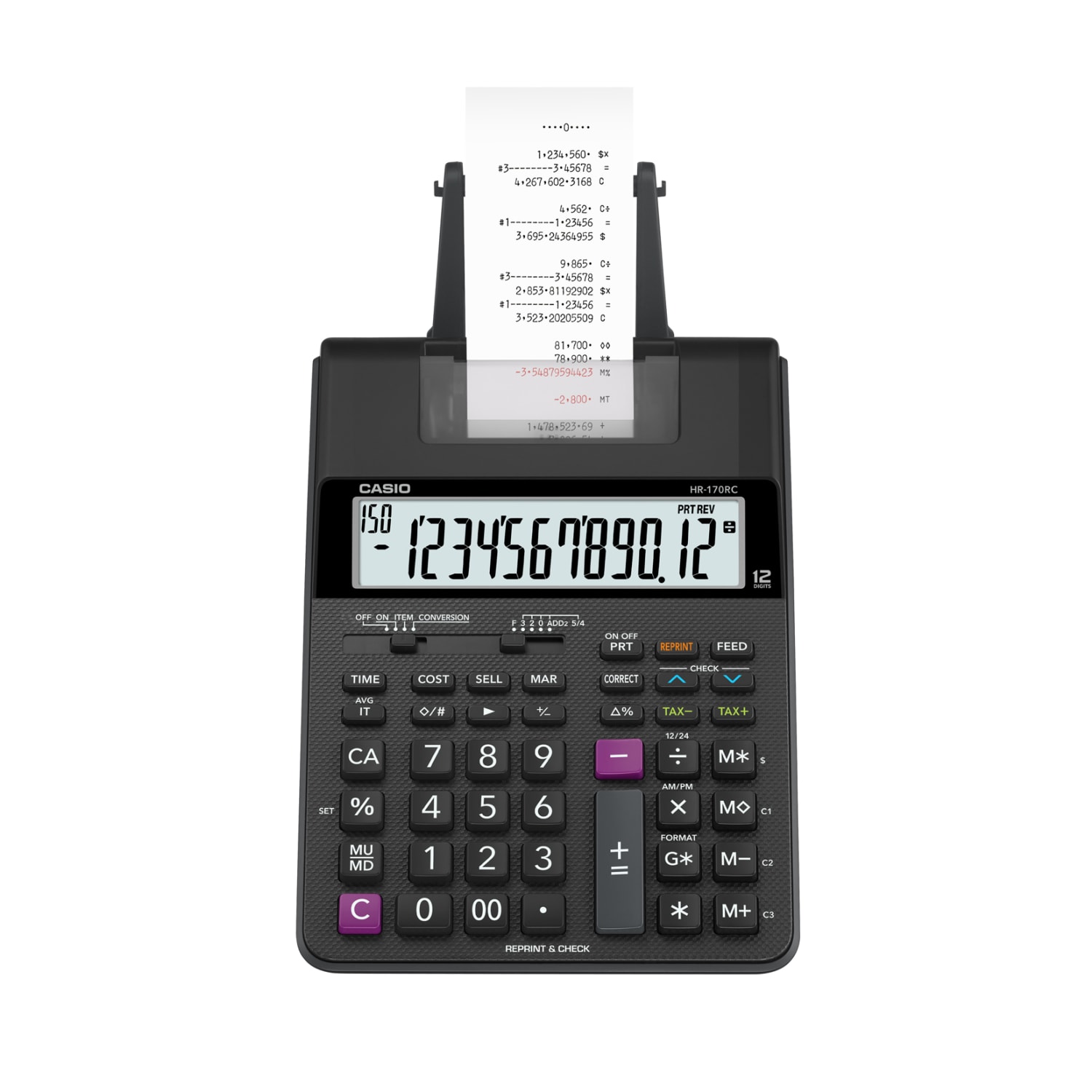 Casio HR-170RC Desktop Printing Calculator - Image 3