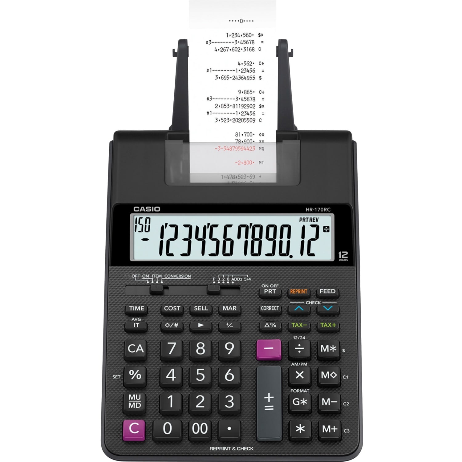 Casio HR-170RC Desktop Printing Calculator - Image 4