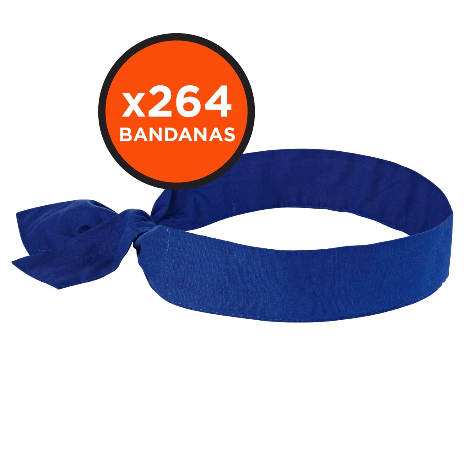 Ergodyne Chill-Its 6700 Evaporative Cooling Tie Bandanas, Blue, Pack Of 264 Bandanas - Image 3