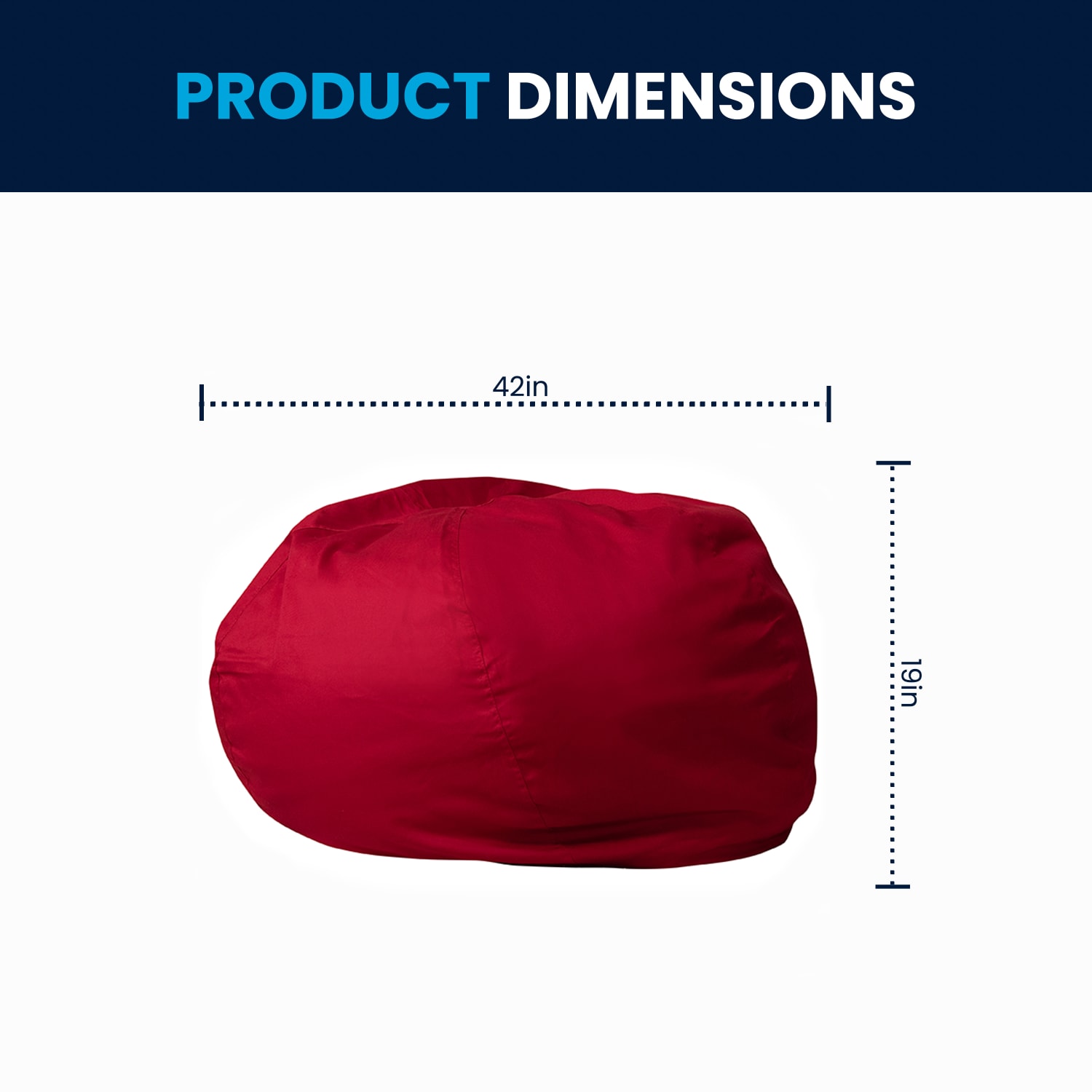 Flash Furniture Oversized Bean Bag Chair For Kids And Adults Red PopularChairscom Flash Furniture Oversized Bean Bag Chair For Kids And Adults Red PopularChairscom
