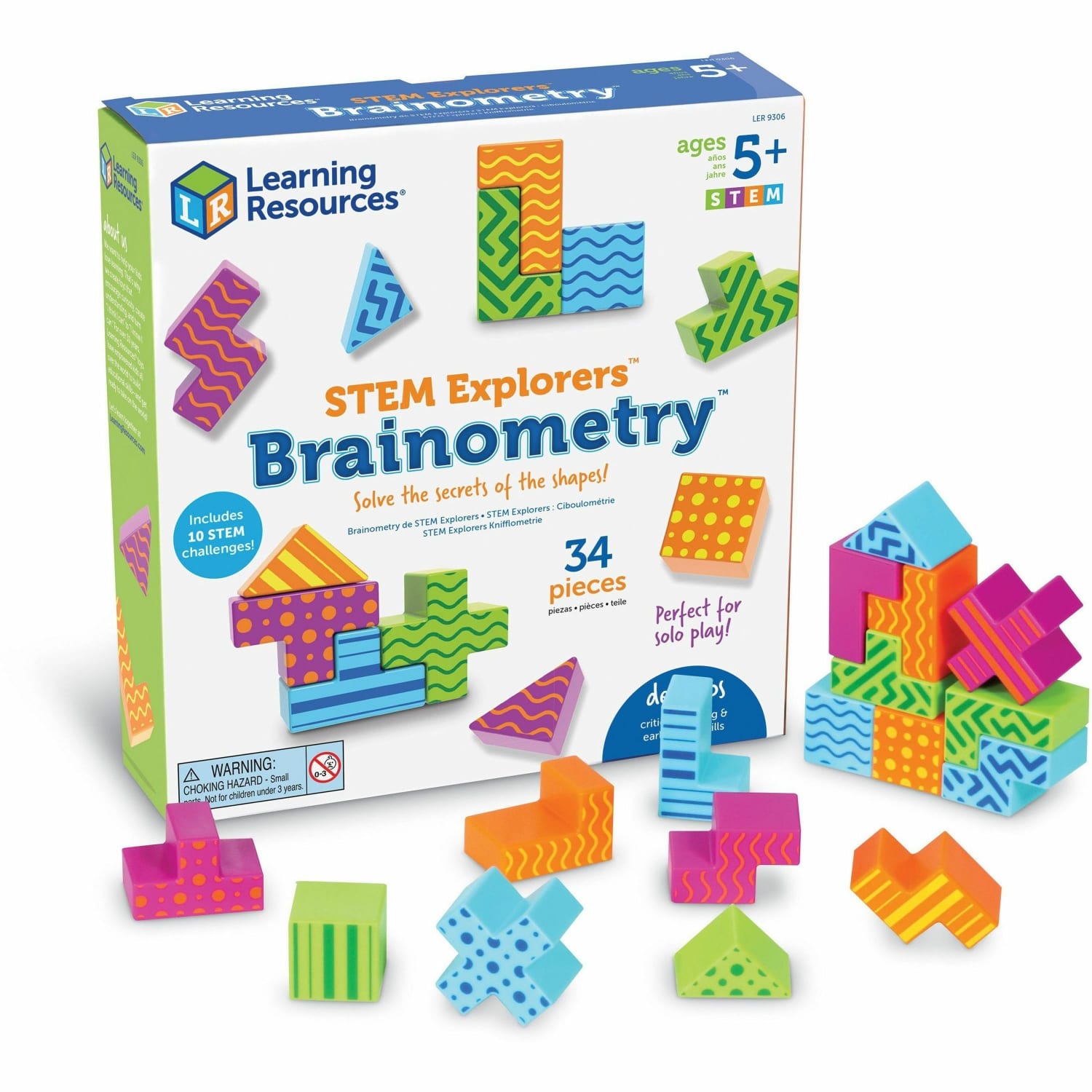 Learning Resources STEM Explorers Puzzles, Brainometry - Image 6