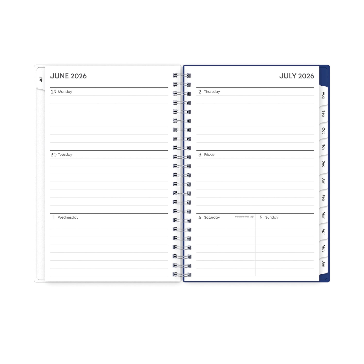 Planning Calendar BS Chanson Frosted PP 5x8 AY26-27 - Image 3