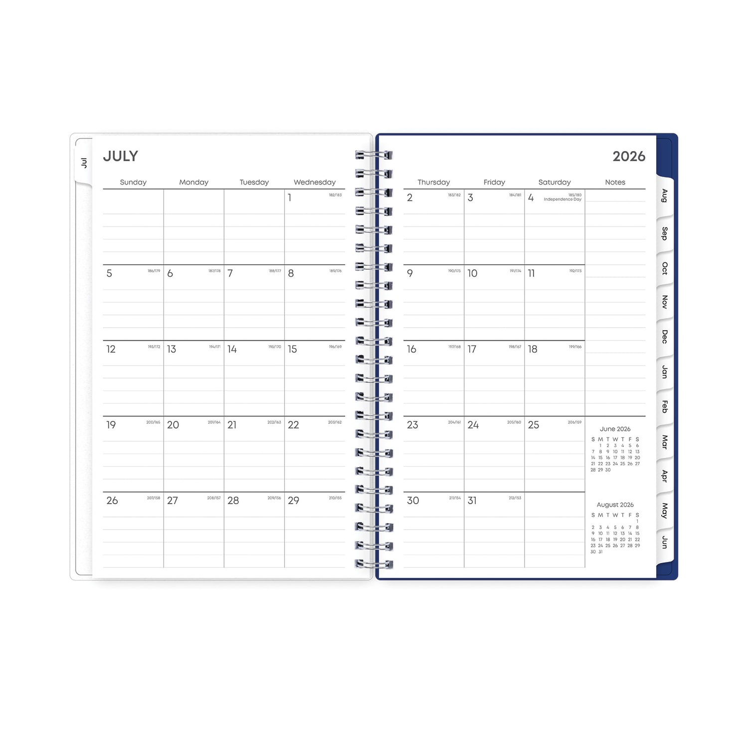 Planning Calendar BS Chanson Frosted PP 5x8 AY26-27 - Image 4