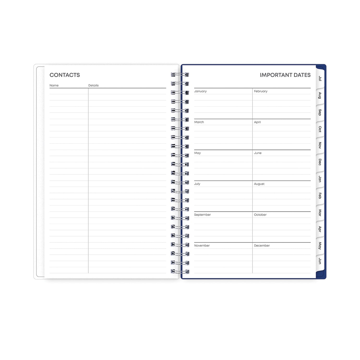 Planning Calendar BS Chanson Frosted PP 5x8 AY26-27 - Image 6