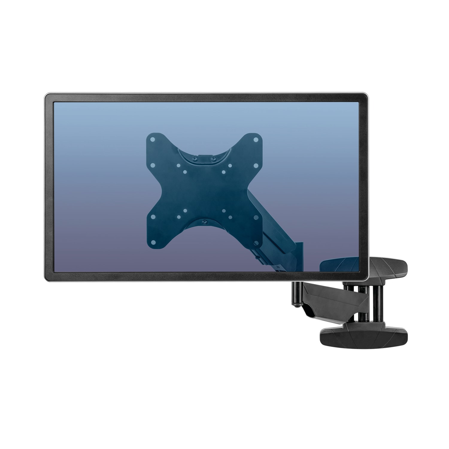 Fellowes Single Arm Wall Mount For Monitors/TVs Up To 42in, 18 13/16inH x 8 7/8inW x 20 1/4inD, Black, 8043501 - Image 5