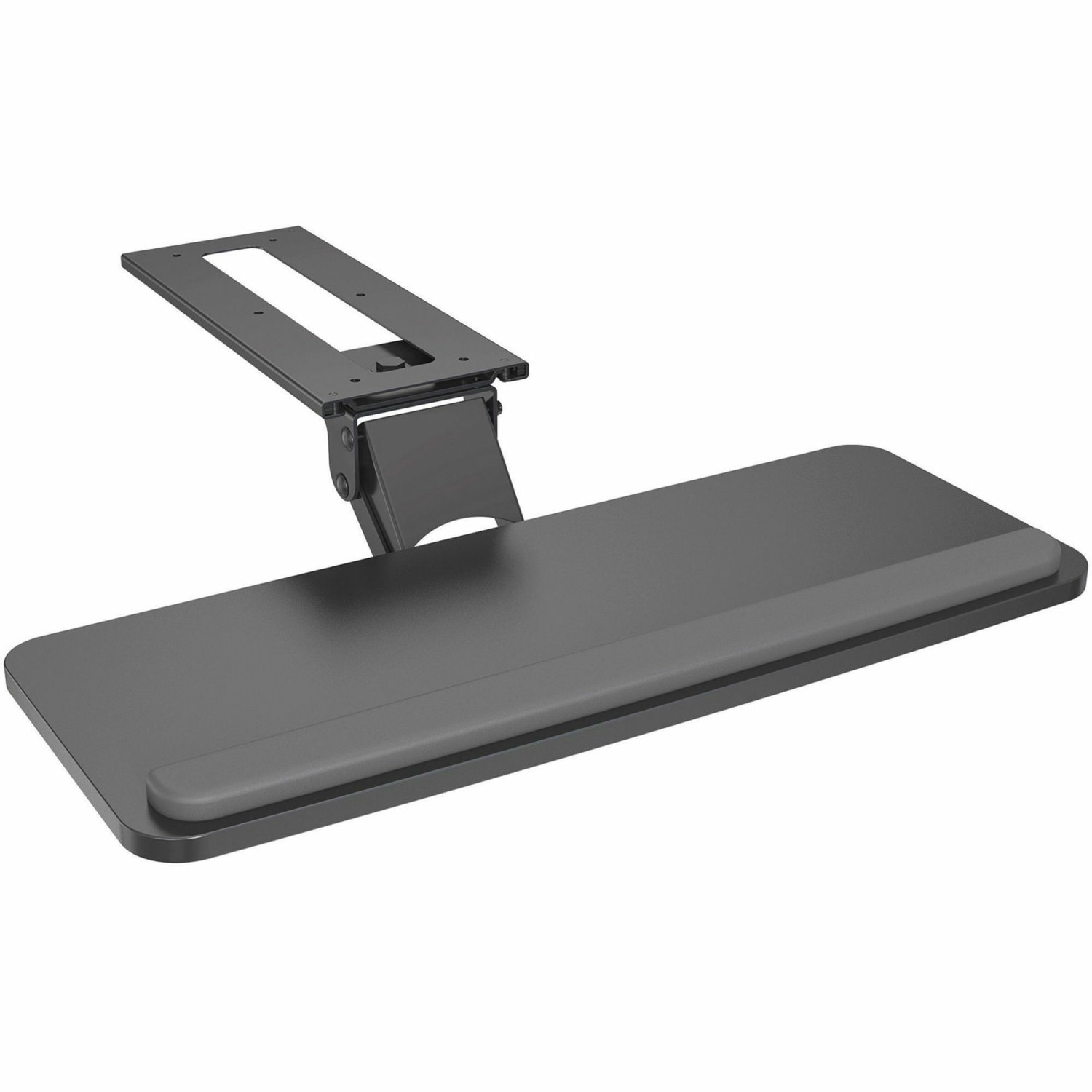 Lorell Universal Keyboard Tray - 5in Height x 10.9in Width - Black - 1 Each - Image 4