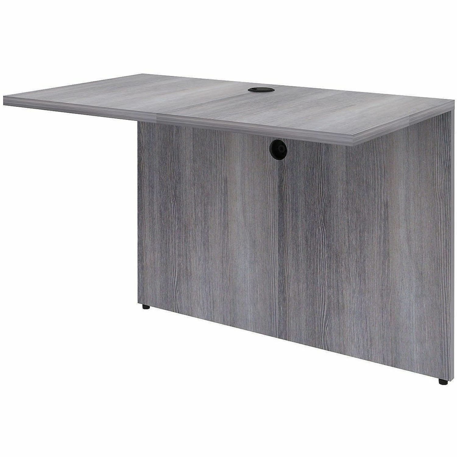 Lorell Weathered Charcoal Laminate Desking, 69529 - Image 4