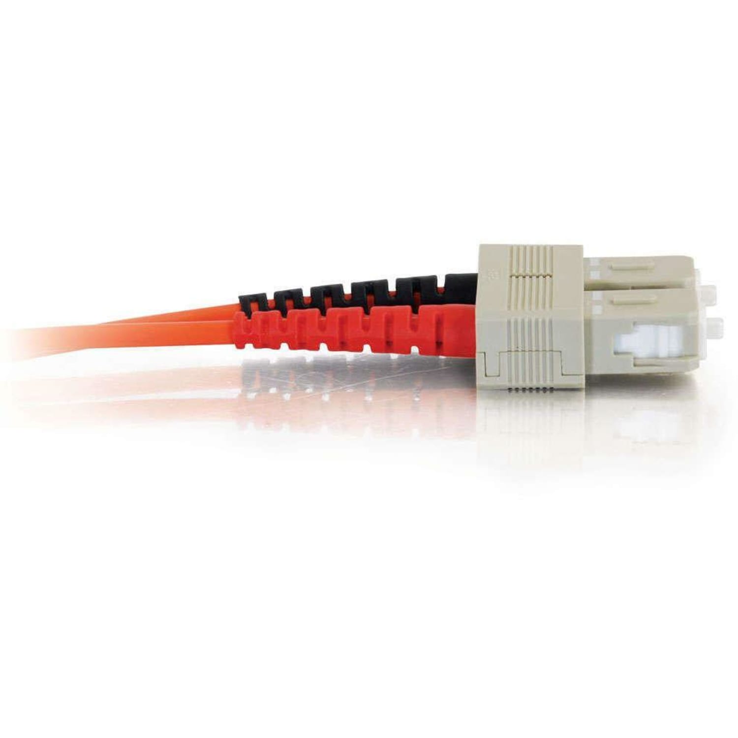 C2G 1m SC-SC 50/125 OM2 Duplex Multimode Fiber Optic Cable (TAA Compliant) - Orange - Patch cable - TAA Compliant - SC multi-mode (M) to SC multi-mode (M) - 1 m - fiber optic - duplex - 50 / 125 micron - OM2 - orange - Image 3