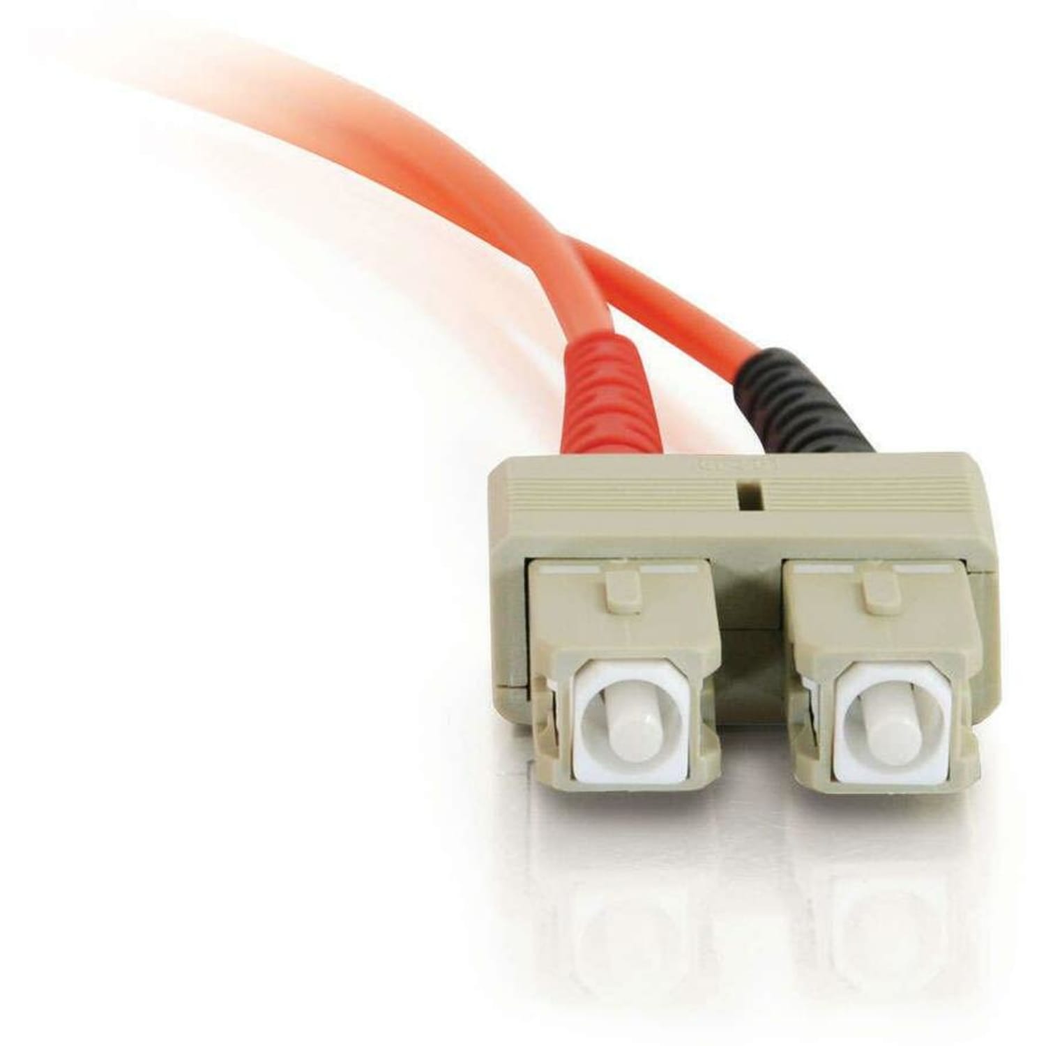 C2G 1m SC-SC 50/125 OM2 Duplex Multimode Fiber Optic Cable (TAA Compliant) - Orange - Patch cable - TAA Compliant - SC multi-mode (M) to SC multi-mode (M) - 1 m - fiber optic - duplex - 50 / 125 micron - OM2 - orange - Image 5