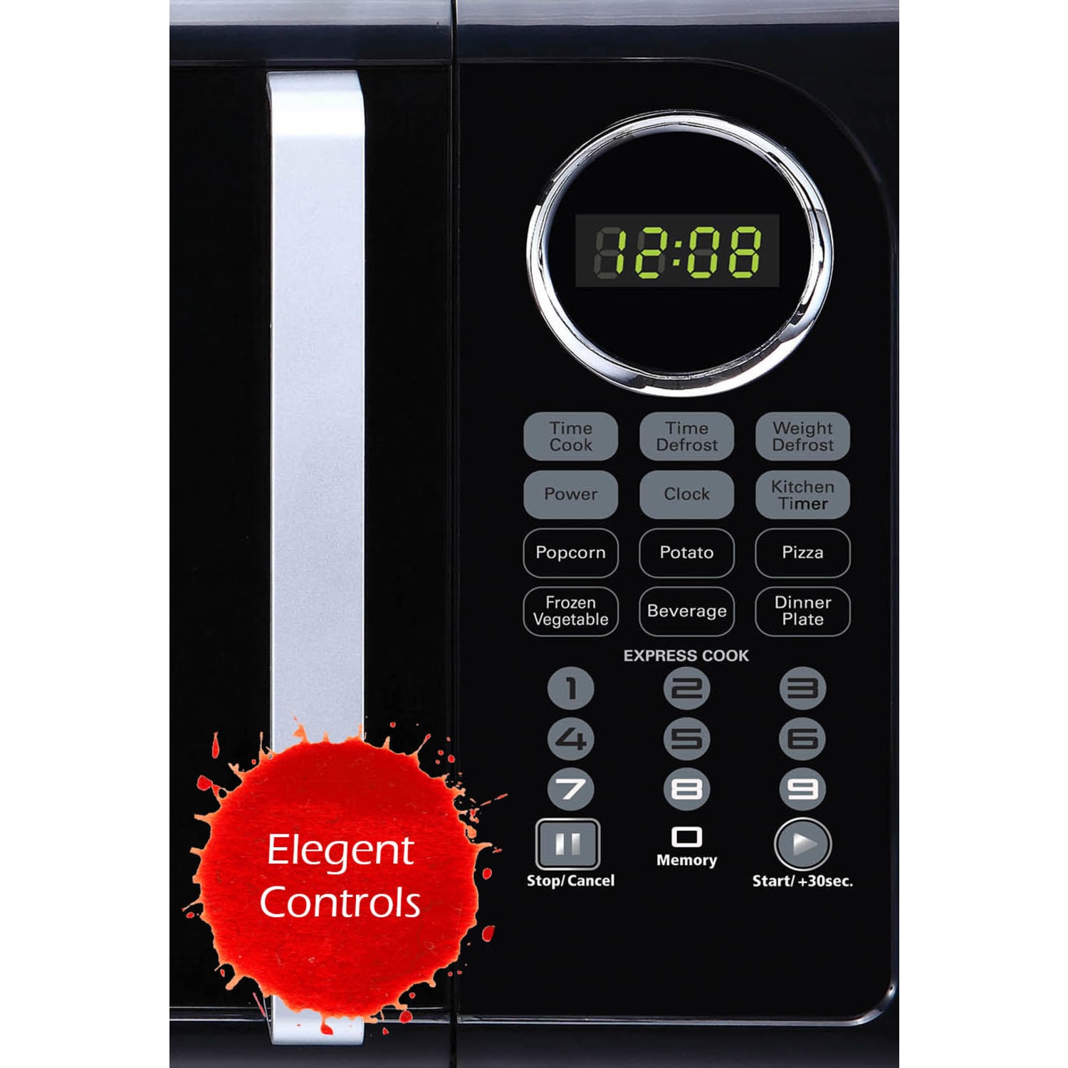 Black+Decker EM925ACP-P2 0.9 Cu. Ft. Microwave, Black - Image 6