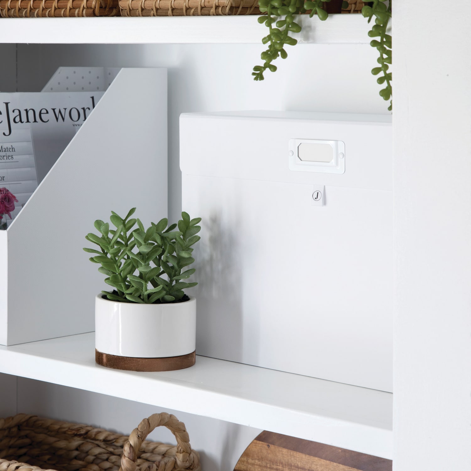 Realspace File Storage Box, Letter Size, 14in x 10-1/4in x 5-1/2in, White - Image 5
