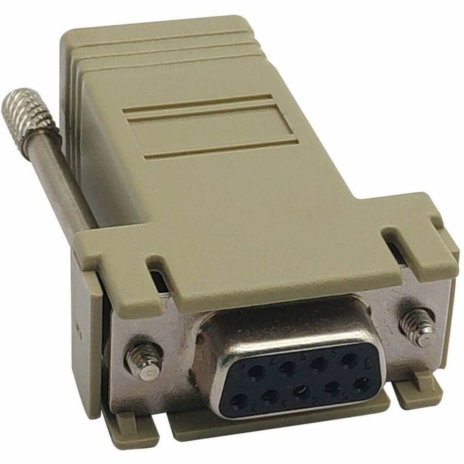 Eaton Tripp Lite Series Modular Serial Adapter Ethernet to Console Server RJ45-F/DB9-F - Serial adapter - DB-9 (F) to RJ-45 (F) - thumbscrews - beige - Image 4