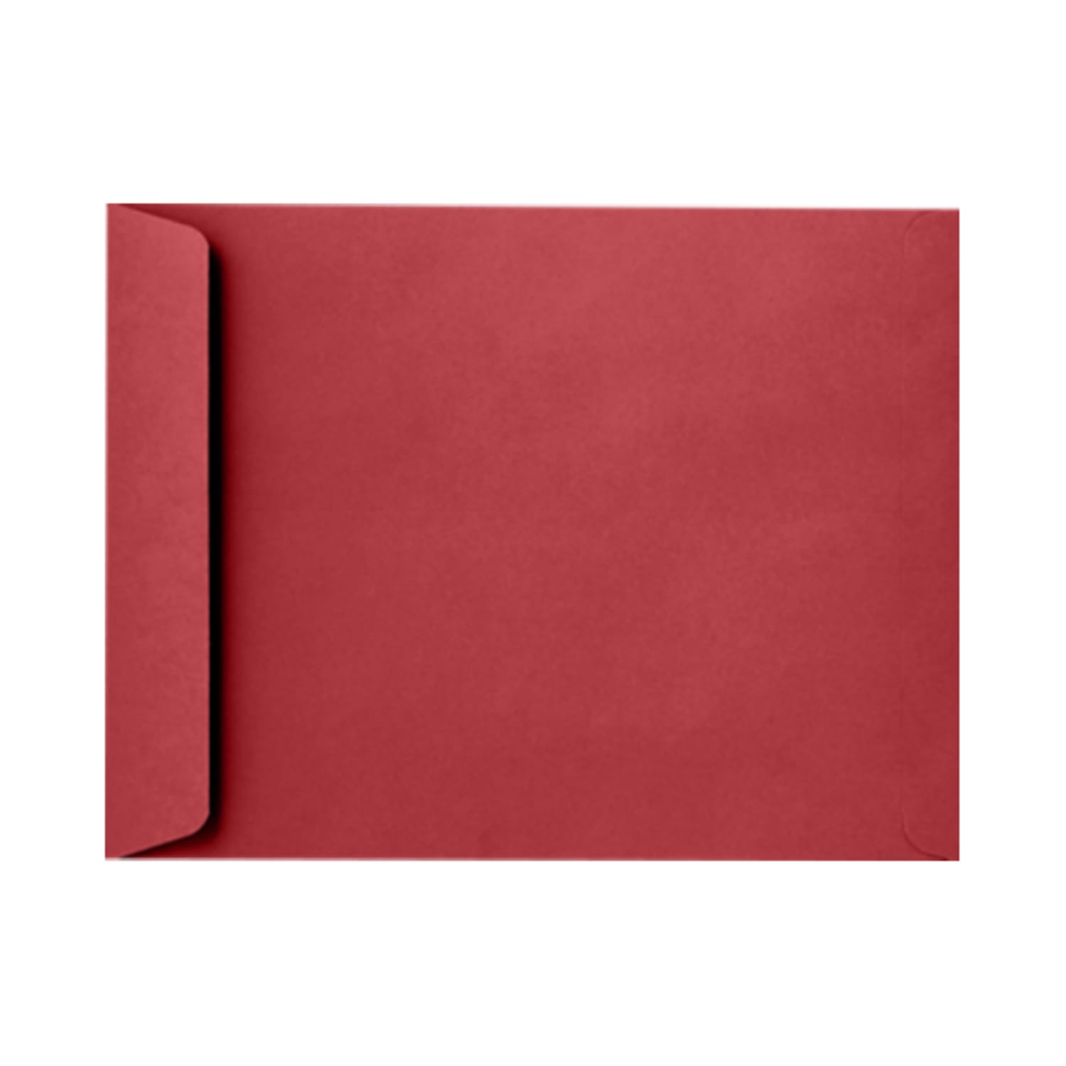 LUX Open-End 10in x 13in Envelopes, Peel & Press Closure, Ruby Red, Pack Of 250