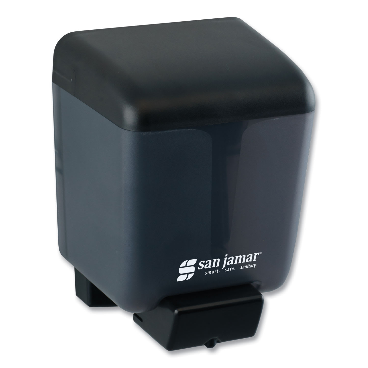 San Jamar Classic Bulk Soap Dispenser, 30 oz, 3.97 x 4.92 x 6.64, Black - Image 3