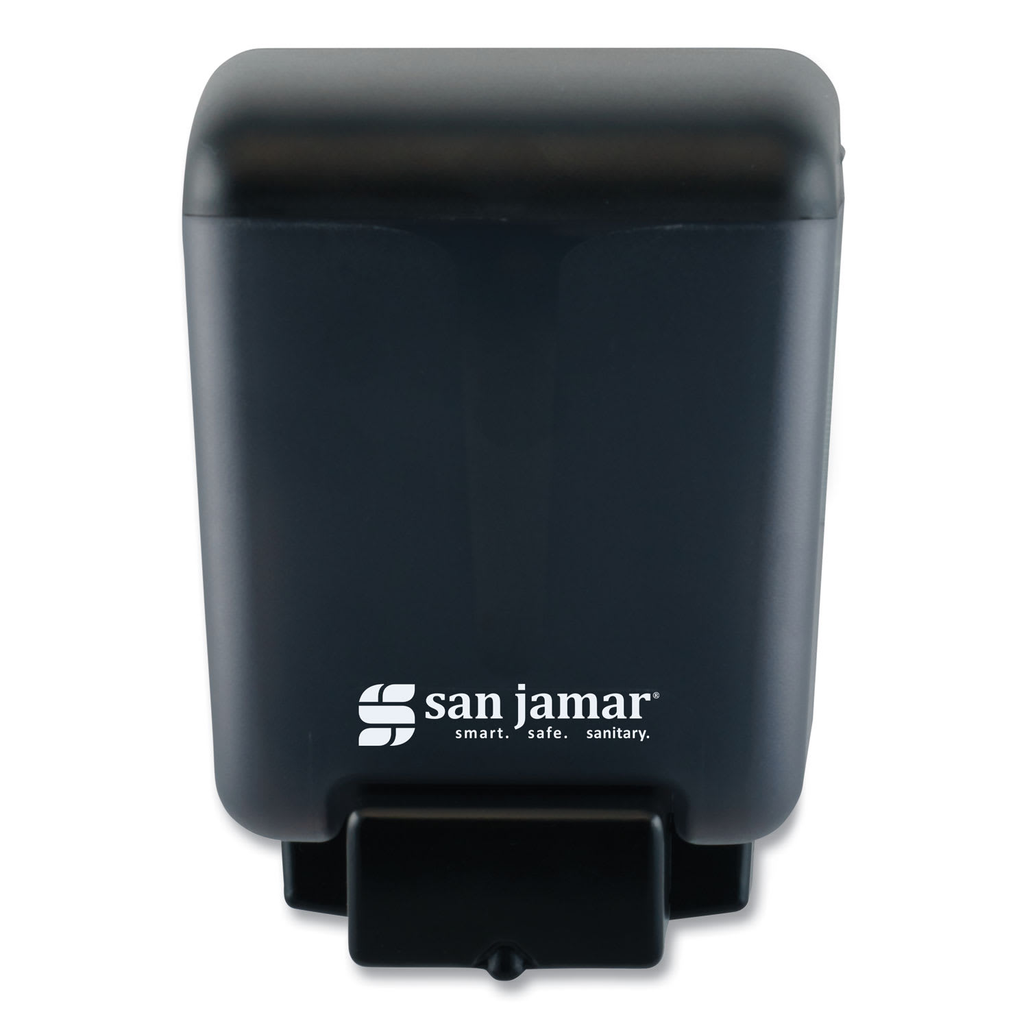 San Jamar Classic Bulk Soap Dispenser, 30 oz, 3.97 x 4.92 x 6.64, Black - Image 4