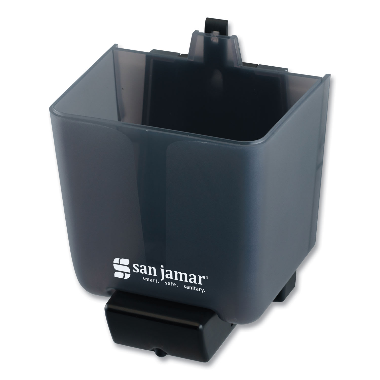 San Jamar Classic Bulk Soap Dispenser, 30 oz, 3.97 x 4.92 x 6.64, Black - Image 5