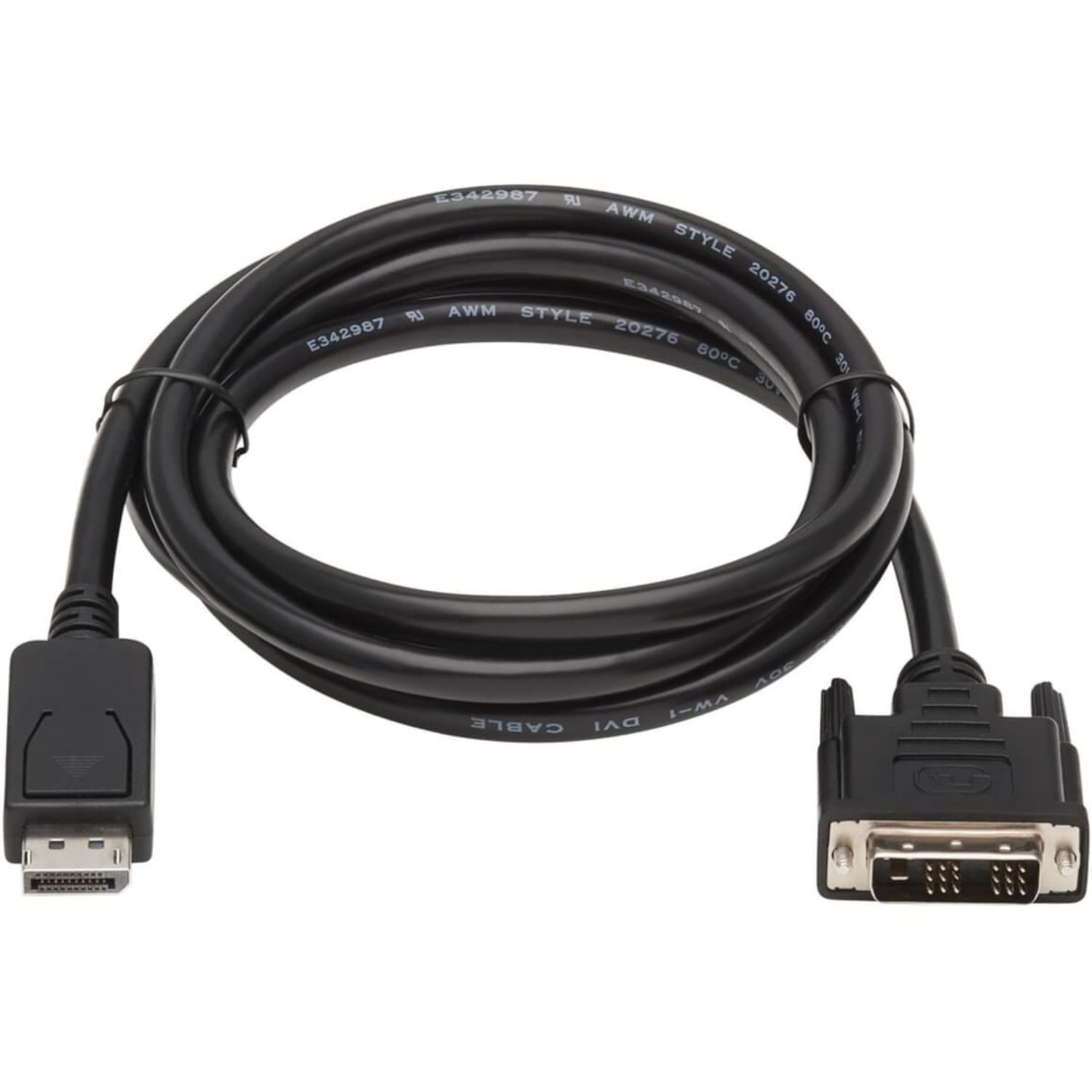 Eaton Tripp Lite Series DisplayPort to DVI Adapter Cable (DP with Latches to DVI-D Single Link M/M), 10 ft. (3.1 m) - P581010 - Image 3